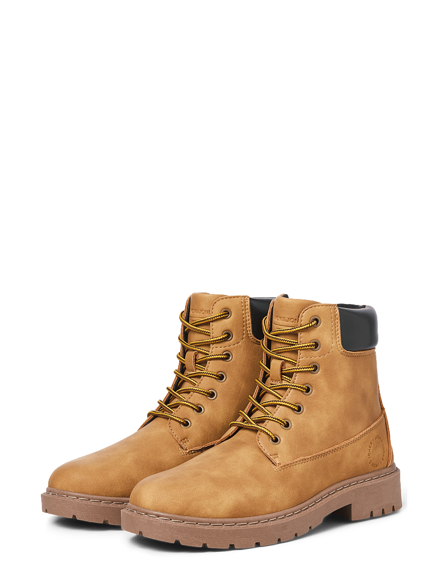 Jack & Jones - JFWAINSWORTH PU BOOT - paeltega saapad - honey - 4