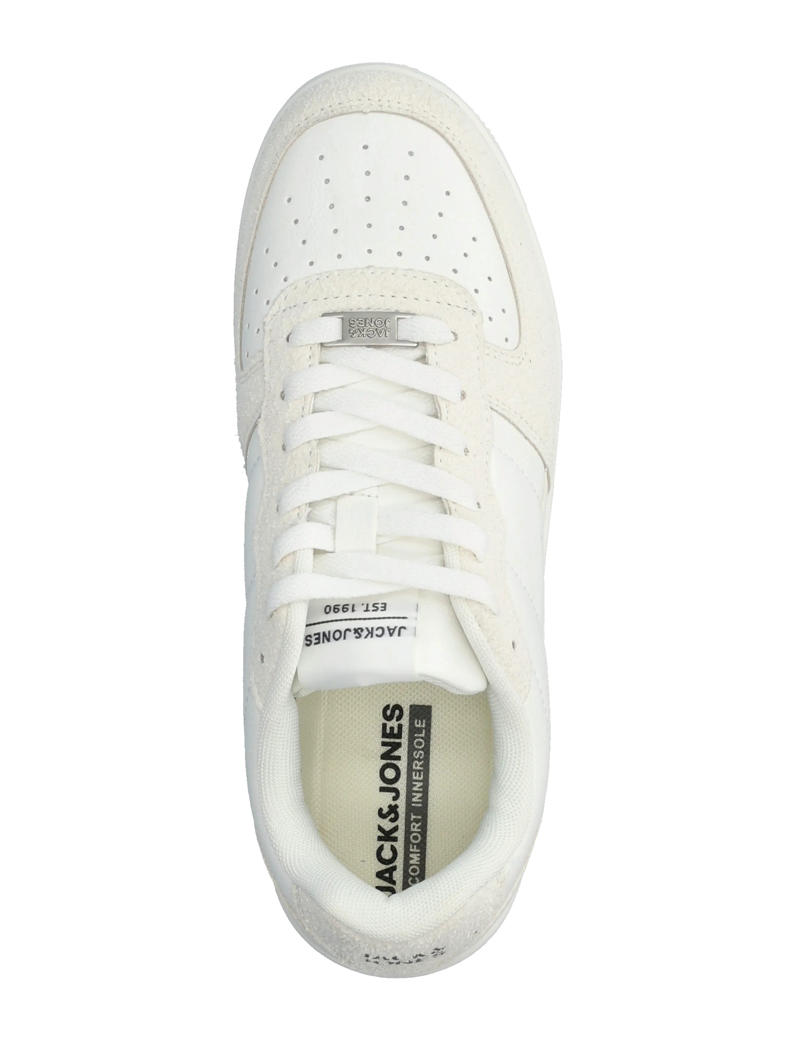 Jack & Jones - JFWBUMP PU COMBO SNEAKER - lave sneakers - white - 3