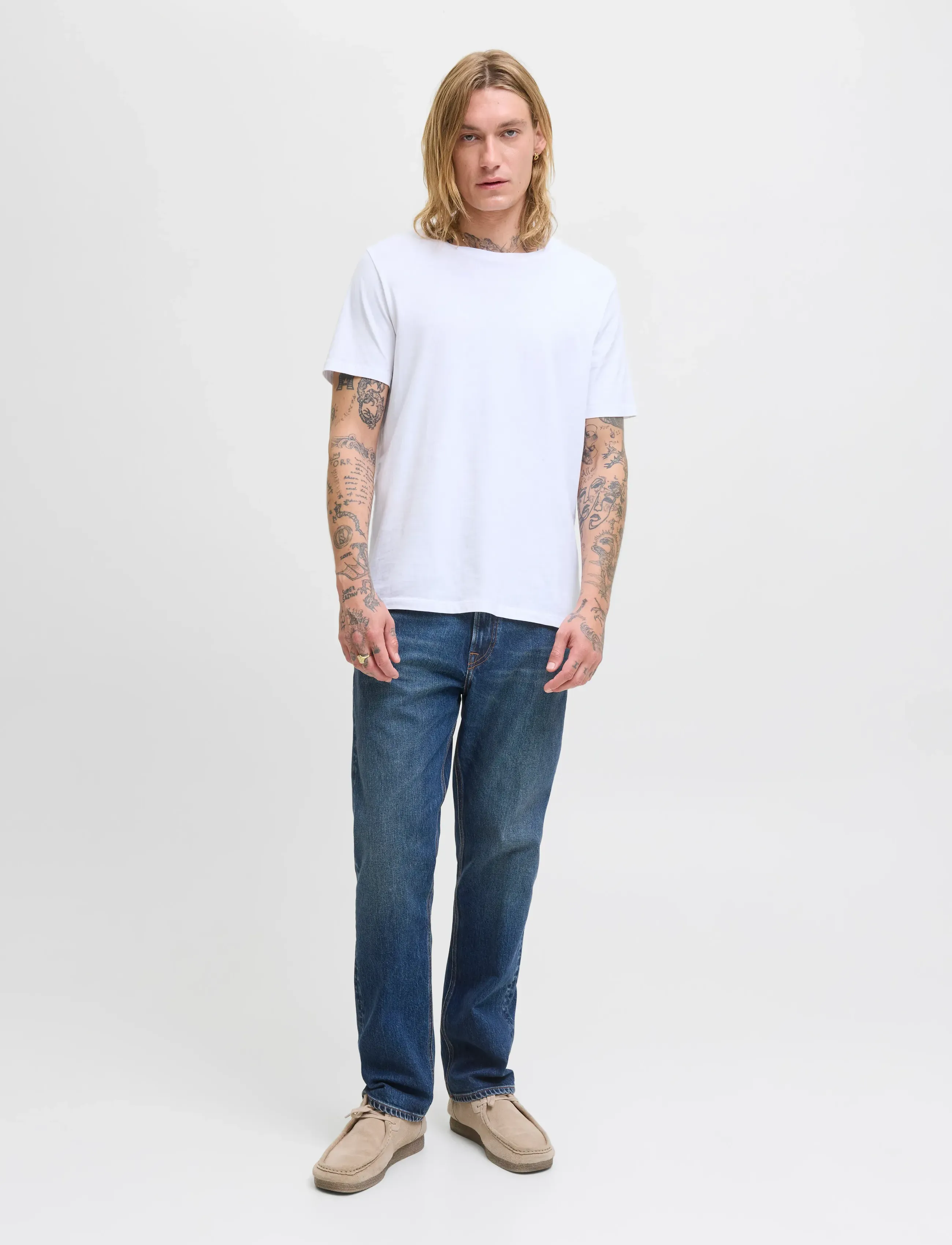 Jack & Jones JJICHRIS JJCLASSIC AM 440 NOOS - Riided - BLUE DENIM / blue