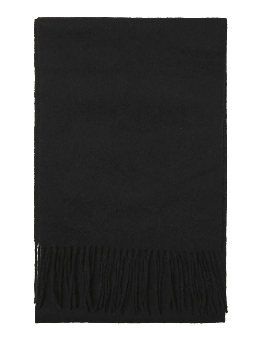 Jack & Jones - JACKELOWNA WOOL SCARF LN - halstørklæder - black - 1