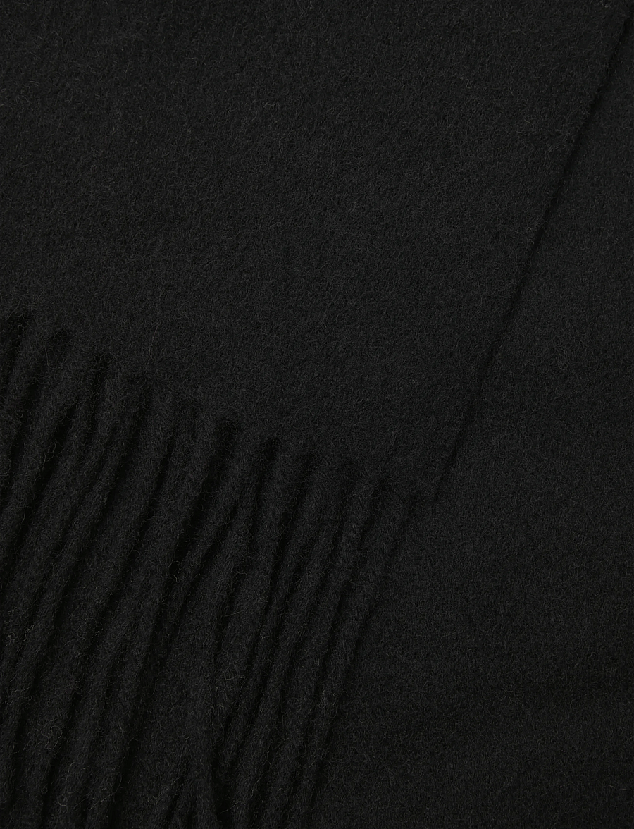 Jack & Jones - JACKELOWNA WOOL SCARF LN - halstørklæder - black - 2