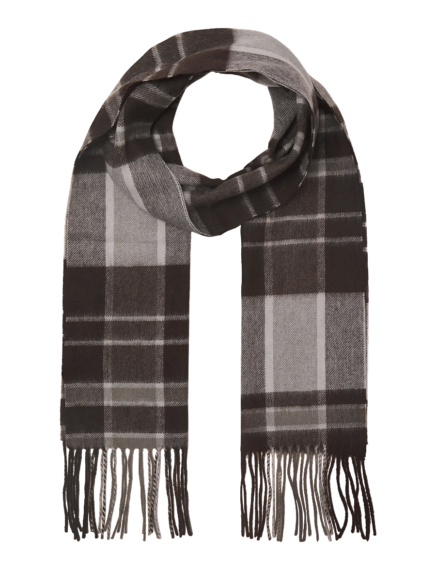 Jack & Jones - JACKELOWNA WOOL SCARF LN - winter scarves - chocolate torte - 0