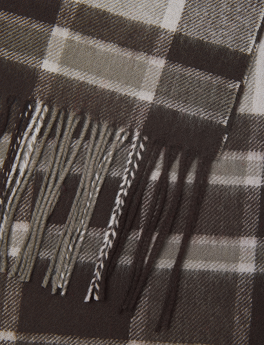 Jack & Jones - JACKELOWNA WOOL SCARF LN - winter scarves - chocolate torte - 1