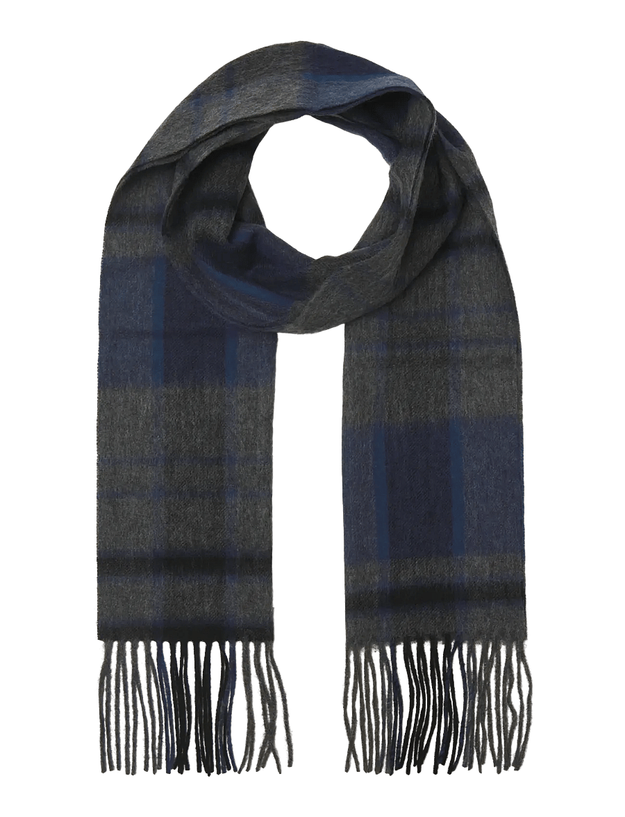 Jack & Jones - JACKELOWNA WOOL SCARF LN - winterschals - dark grey - 0