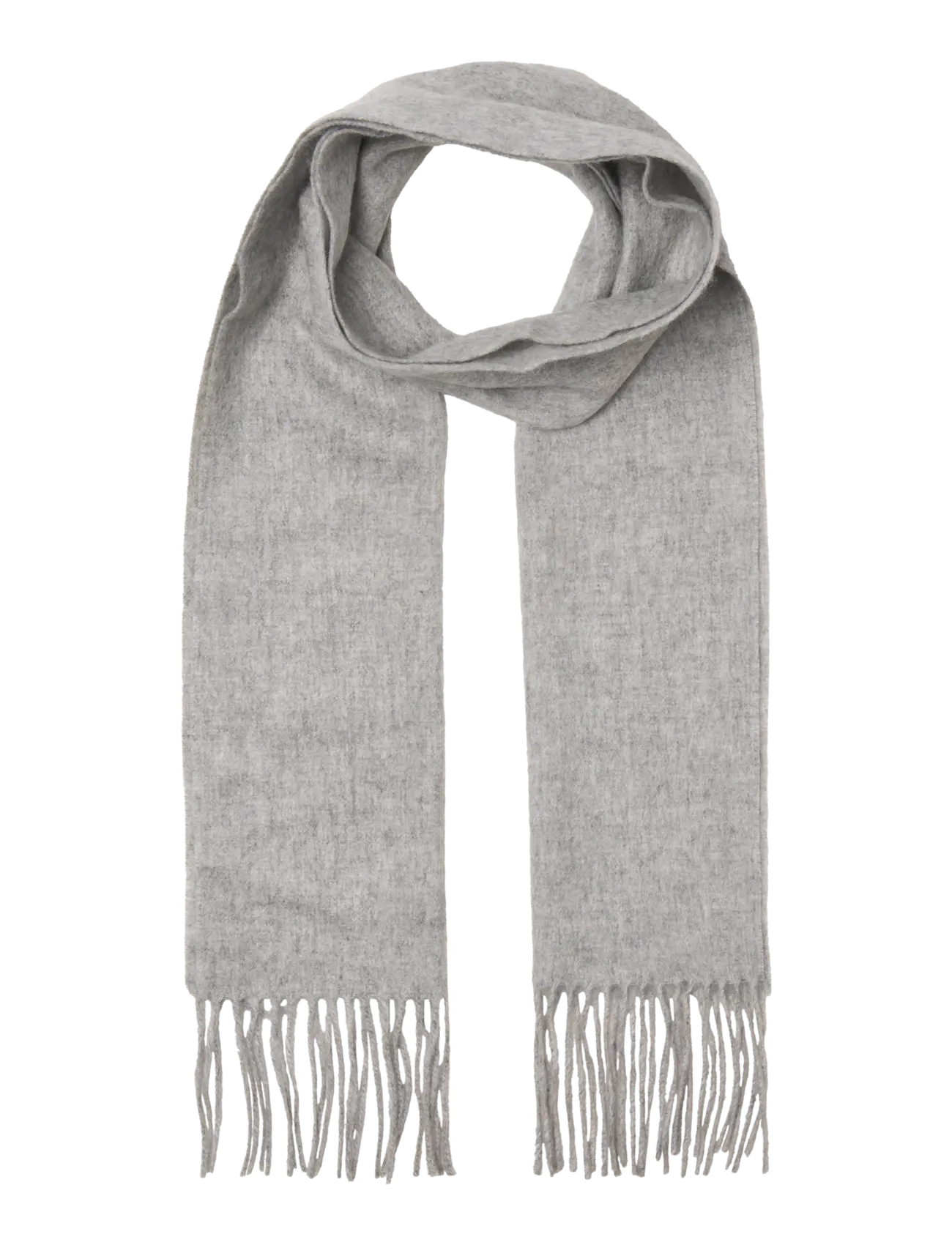Jack & Jones JACKELOWNA WOOL SCARF LN - Sallid - LIGHT GREY MELANGE / grey