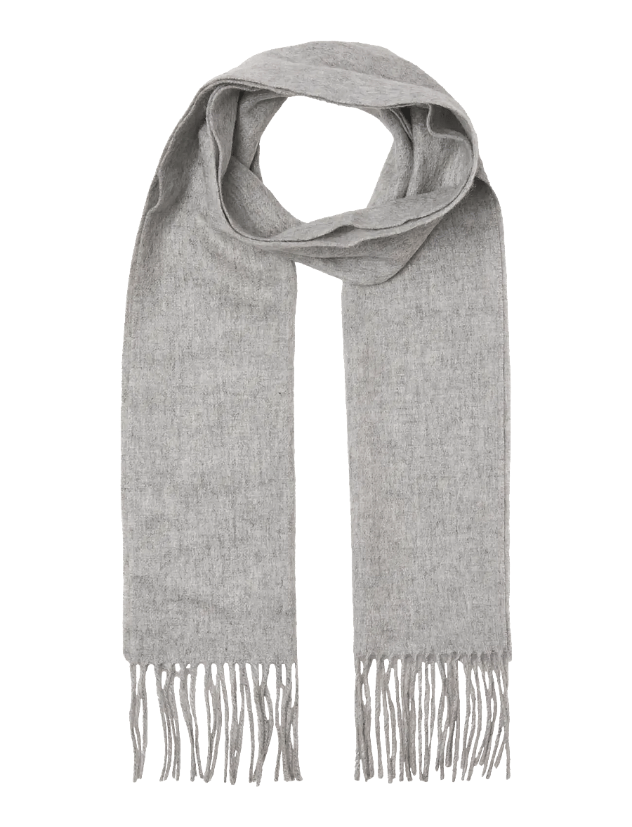 Jack & Jones - JACKELOWNA WOOL SCARF LN - winterschals - light grey melange - 0