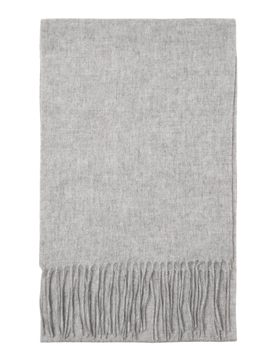 Jack & Jones - JACKELOWNA WOOL SCARF LN - winterschals - light grey melange - 1