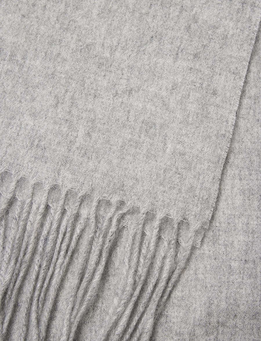 Jack & Jones - JACKELOWNA WOOL SCARF LN - winterschals - light grey melange - 2