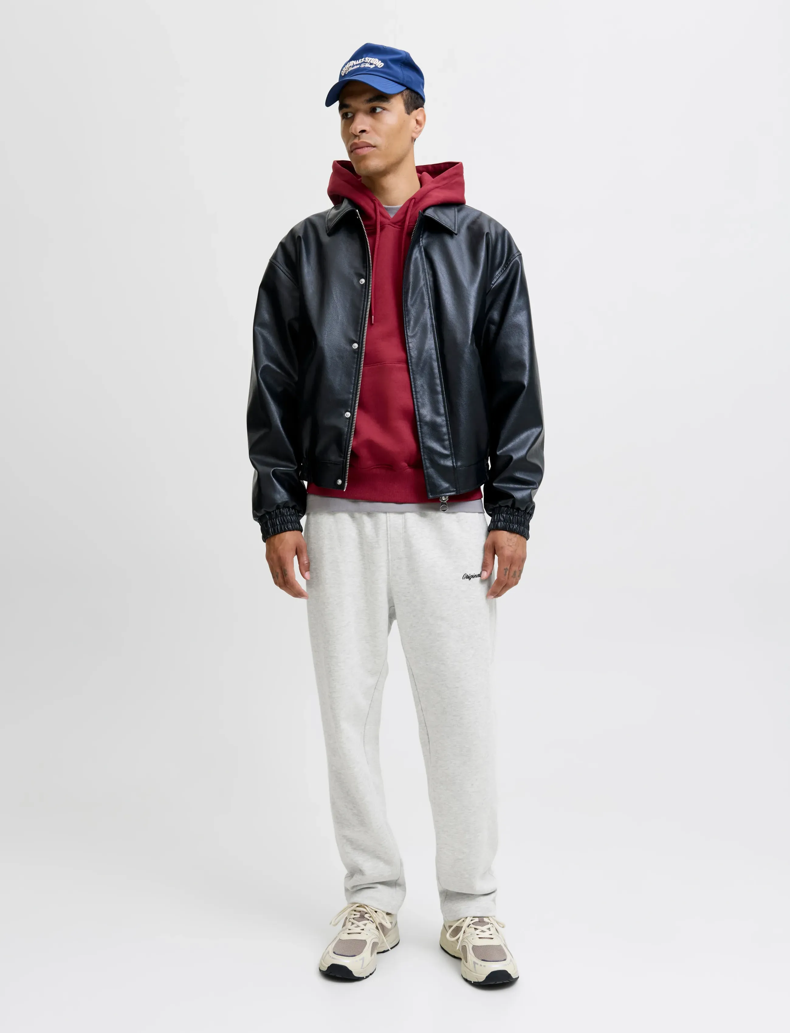 Jack & Jones - JPSTKANE NORREBRO SWEAT PANTS NOOS - kollektionen - white melange - 4
