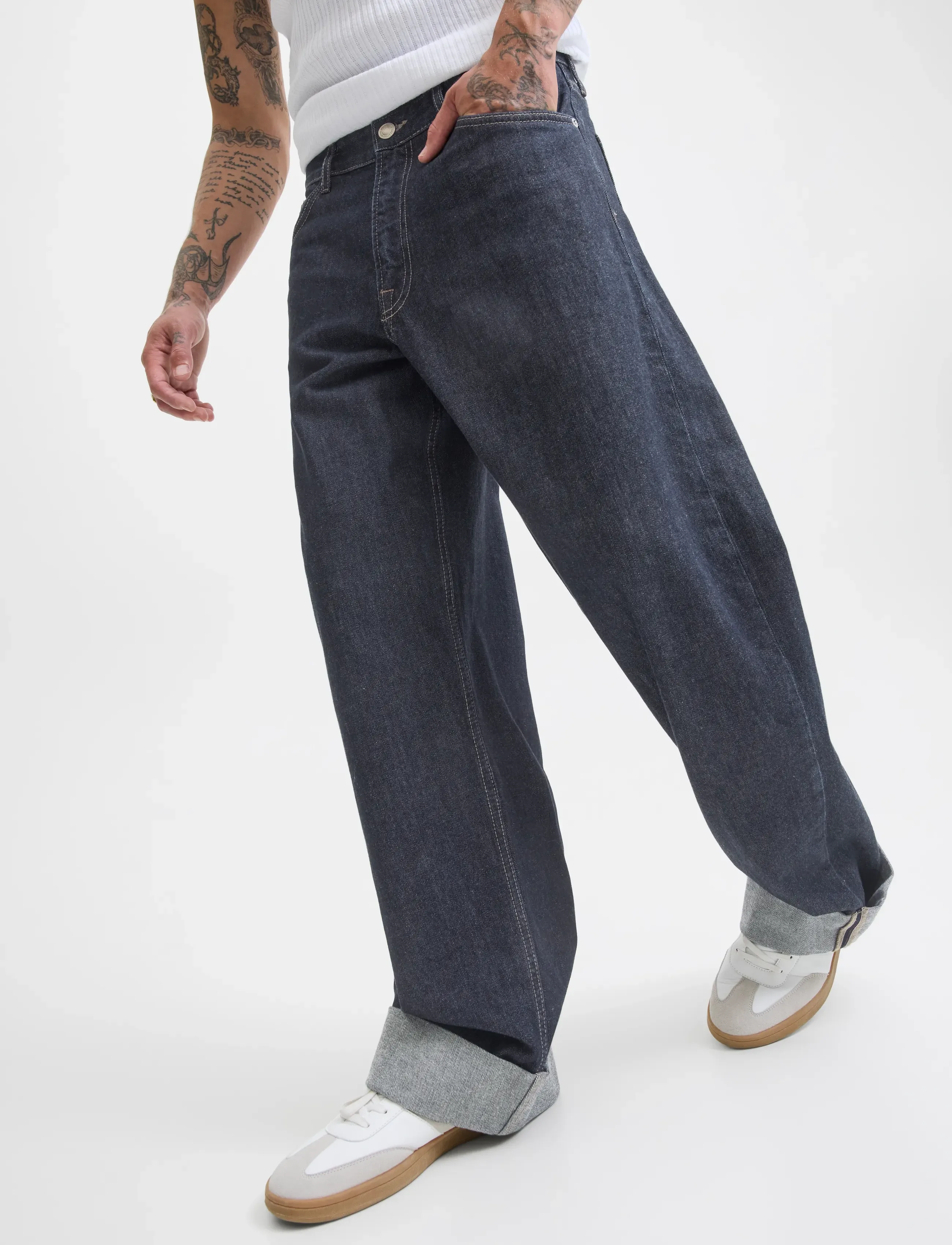 Jack & Jones JJIDAVE JJCLASSIC CJ 369 LN - Tänavastiil - BLUE DENIM / blue