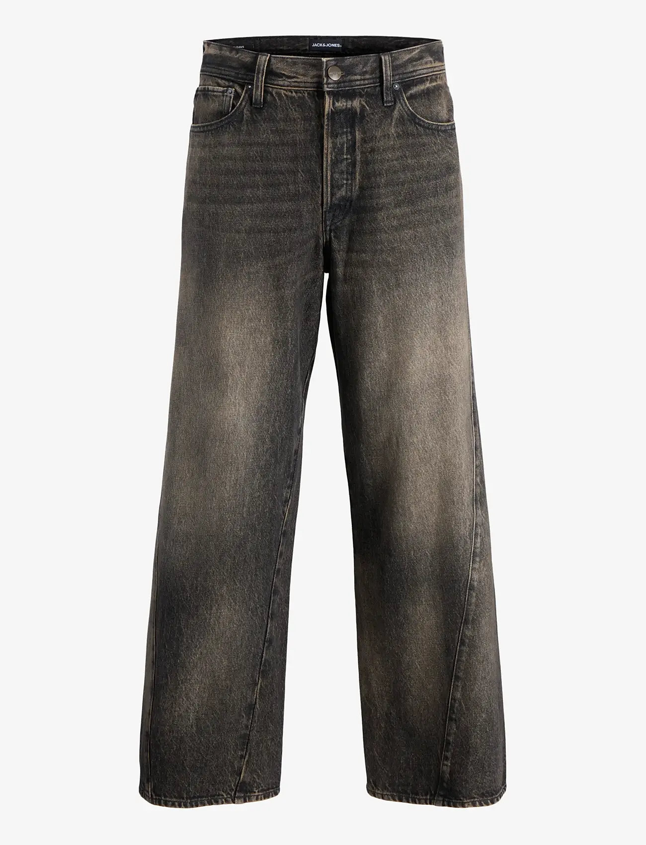 Jack & Jones - JJIDAVE JJSKEWED SBD 464 LN - loose jeans - black denim - 1
