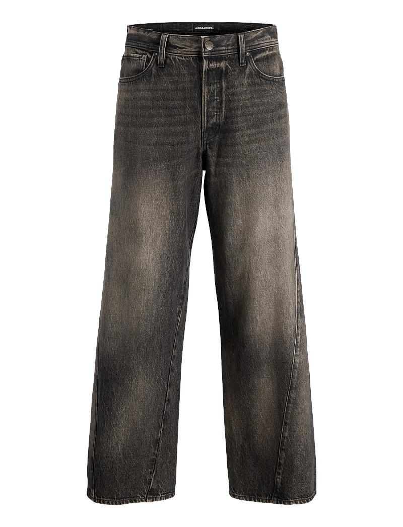 Jack & Jones - JJIDAVE JJSKEWED SBD 464 LN - loose jeans - black denim - 1