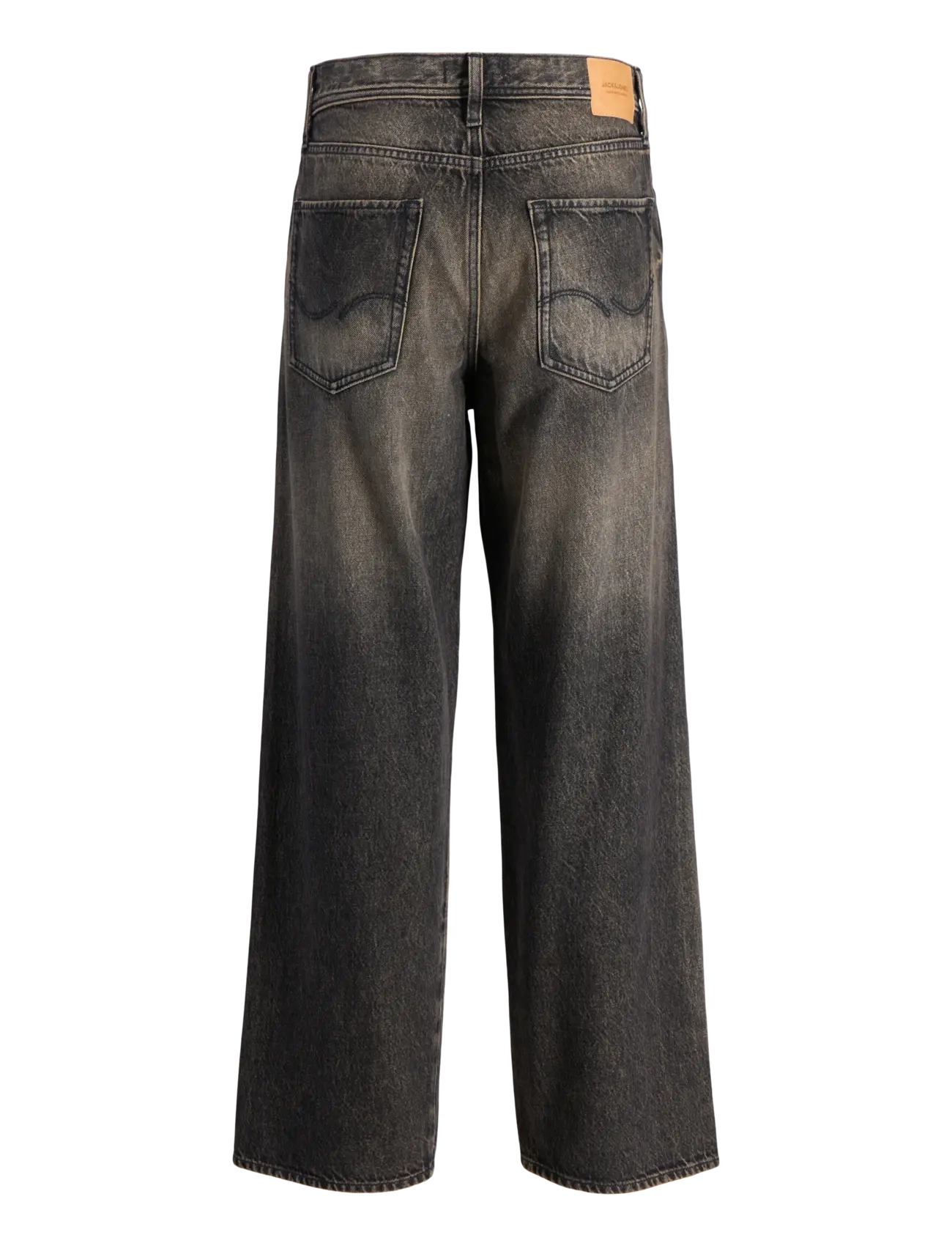 Jack & Jones - JJIDAVE JJSKEWED SBD 464 LN - loose jeans - black denim - 2