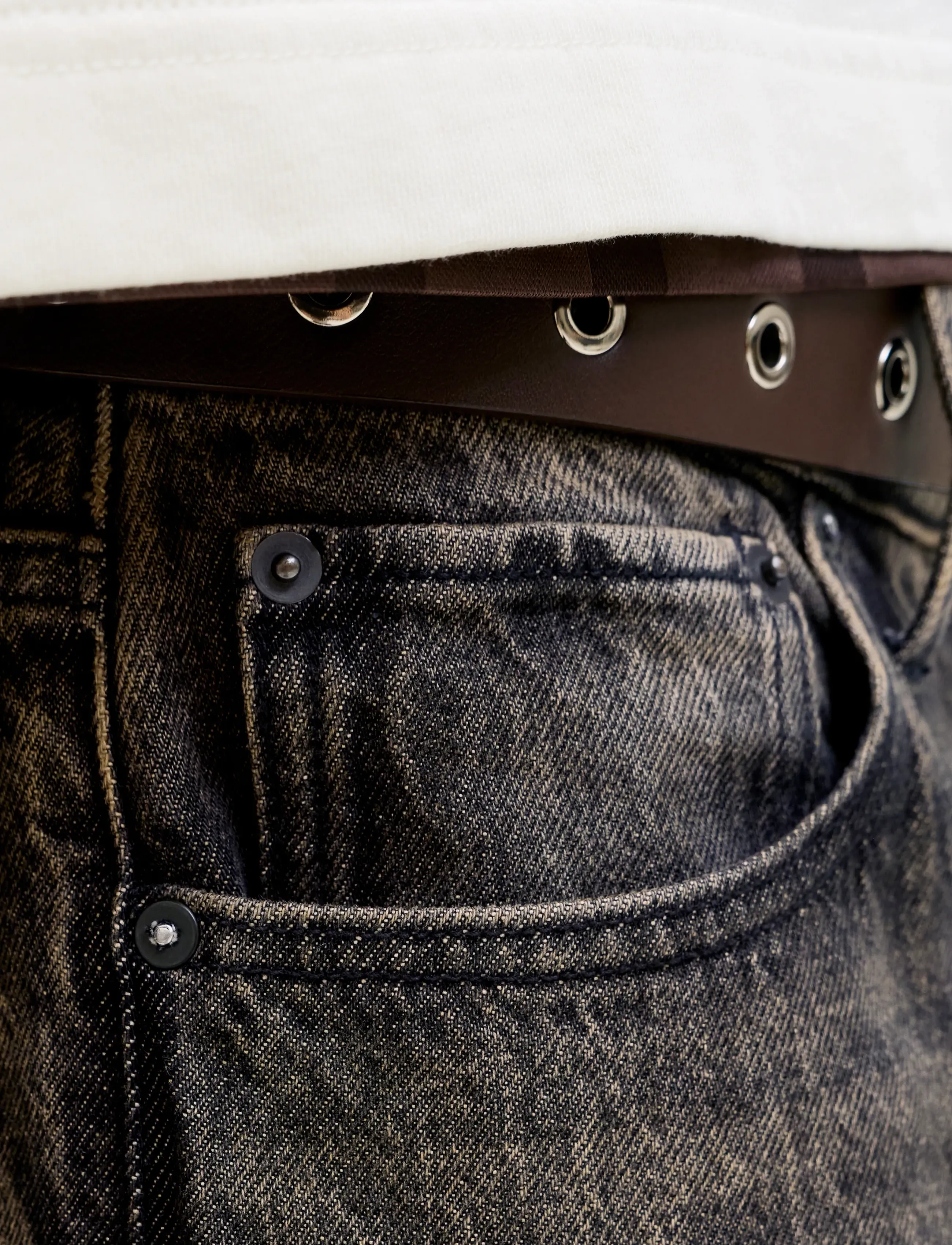 Jack & Jones - JJIDAVE JJSKEWED SBD 464 LN - loose jeans - black denim - 5