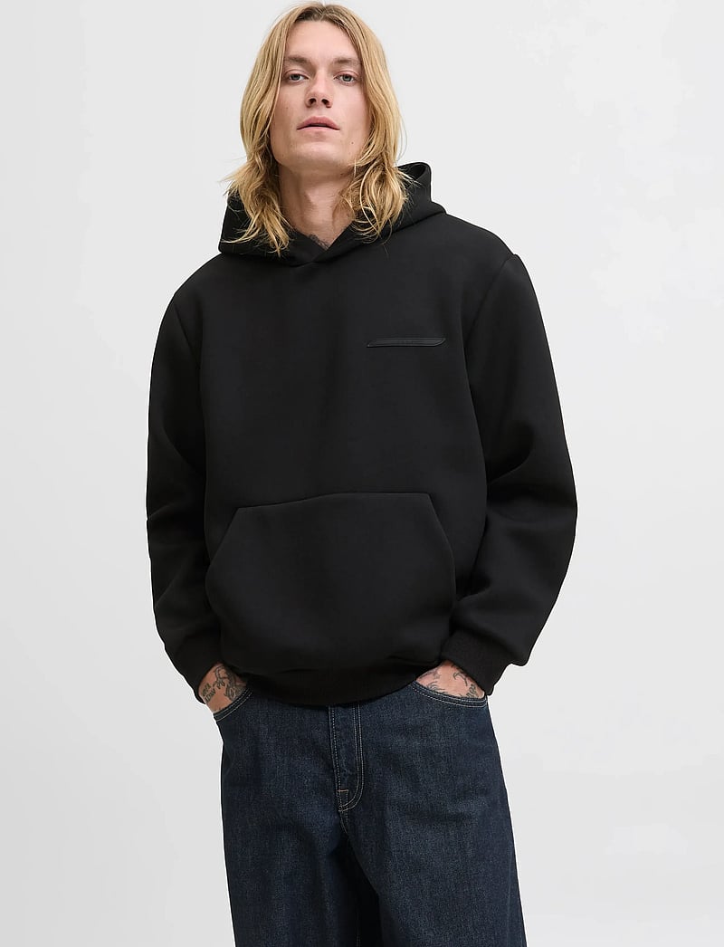Jack & Jones - JCOFUSION SCUBA SWEAT HOOD NOOS - kapuzenpullover - black - 0