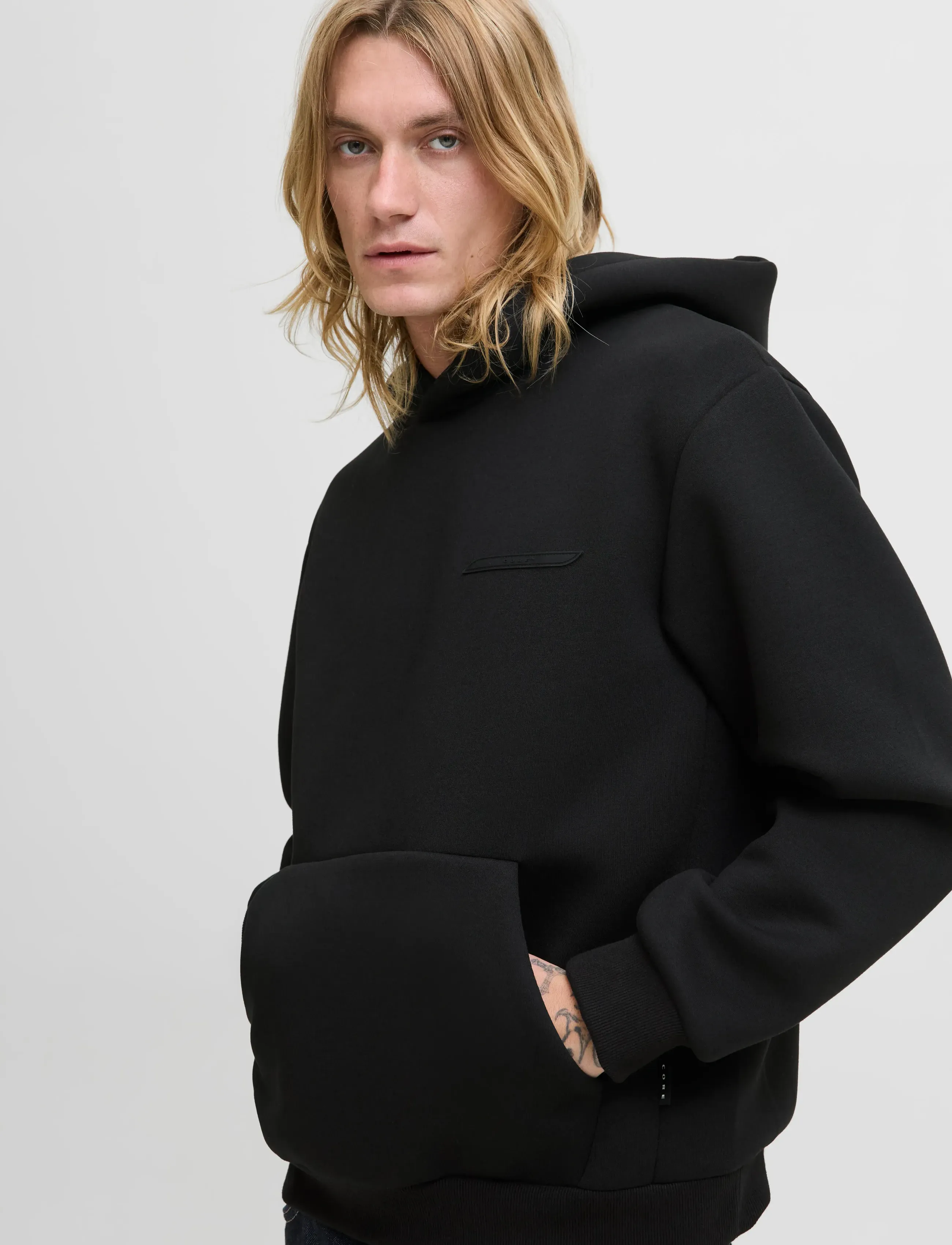Jack & Jones - JCOFUSION SCUBA SWEAT HOOD NOOS - hættetrøjer - black - 3
