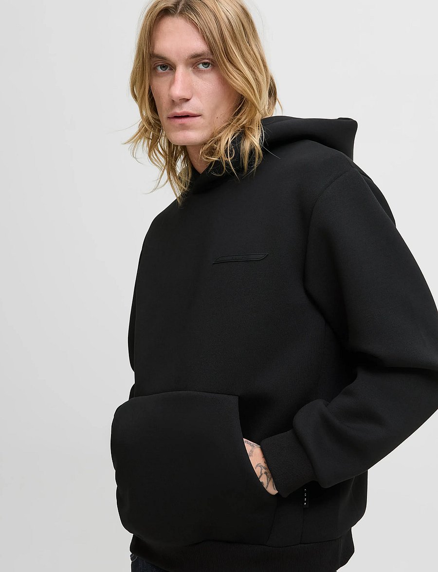 Jack & Jones - JCOFUSION SCUBA SWEAT HOOD NOOS - hættetrøjer - black - 3