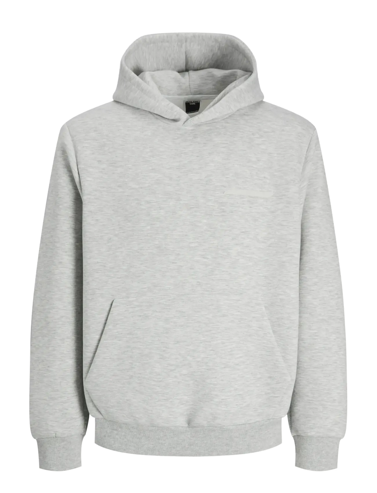 Jack & Jones JCOFUSION SCUBA SWEAT HOOD NOOS - Sweatshirts & hoodies - LIGHT GREY MELANGE / grey