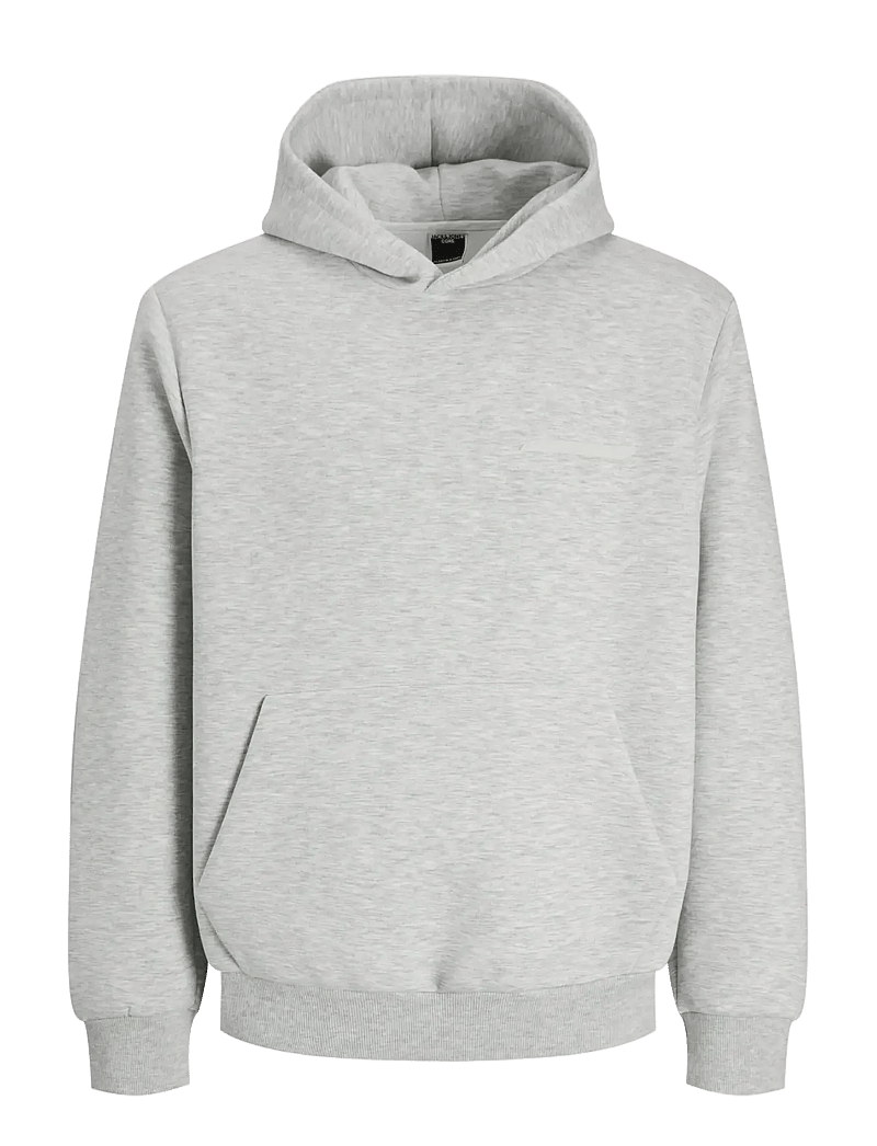 Jack & Jones - JCOFUSION SCUBA SWEAT HOOD NOOS - kapuutsiga dressipluusid - light grey melange - 1