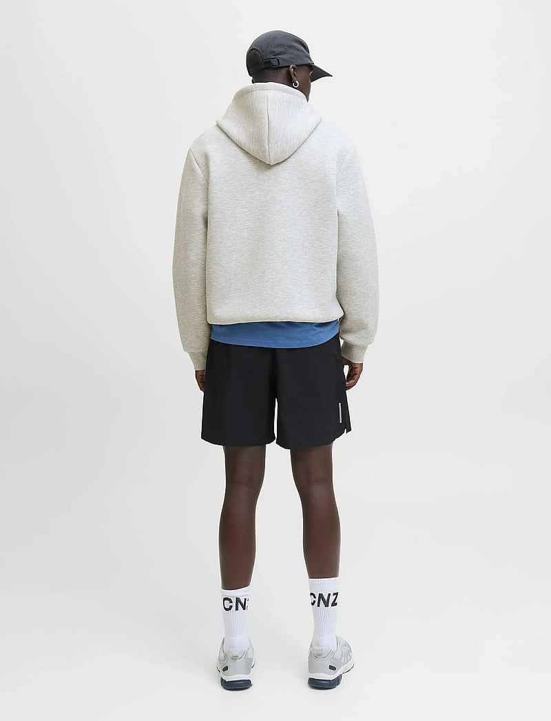 Jack & Jones - JCOFUSION SCUBA SWEAT HOOD NOOS - kapuutsiga dressipluusid - light grey melange - 3