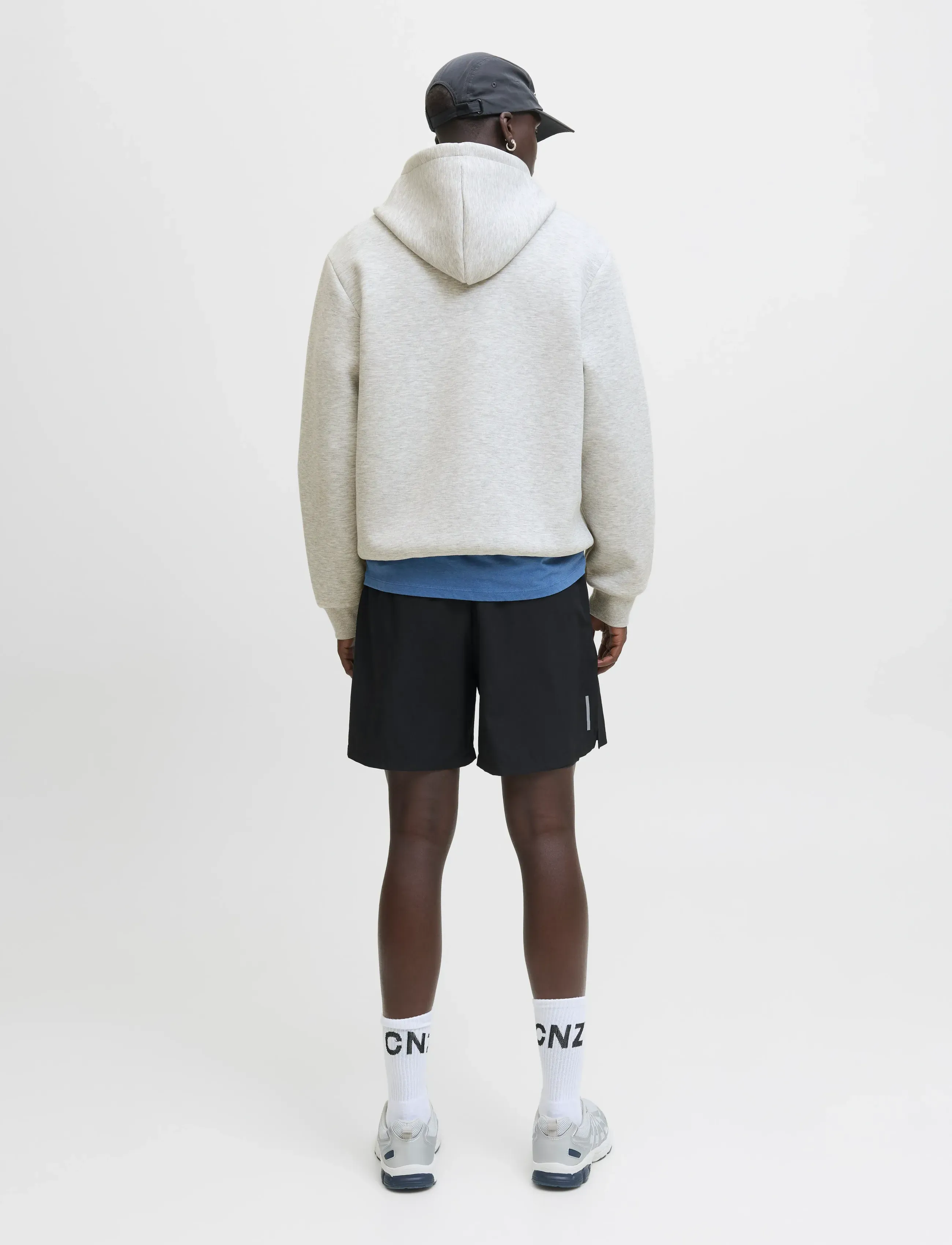 Jack & Jones - JCOFUSION SCUBA SWEAT HOOD NOOS - džemperiai su gobtuvu - light grey melange - 3