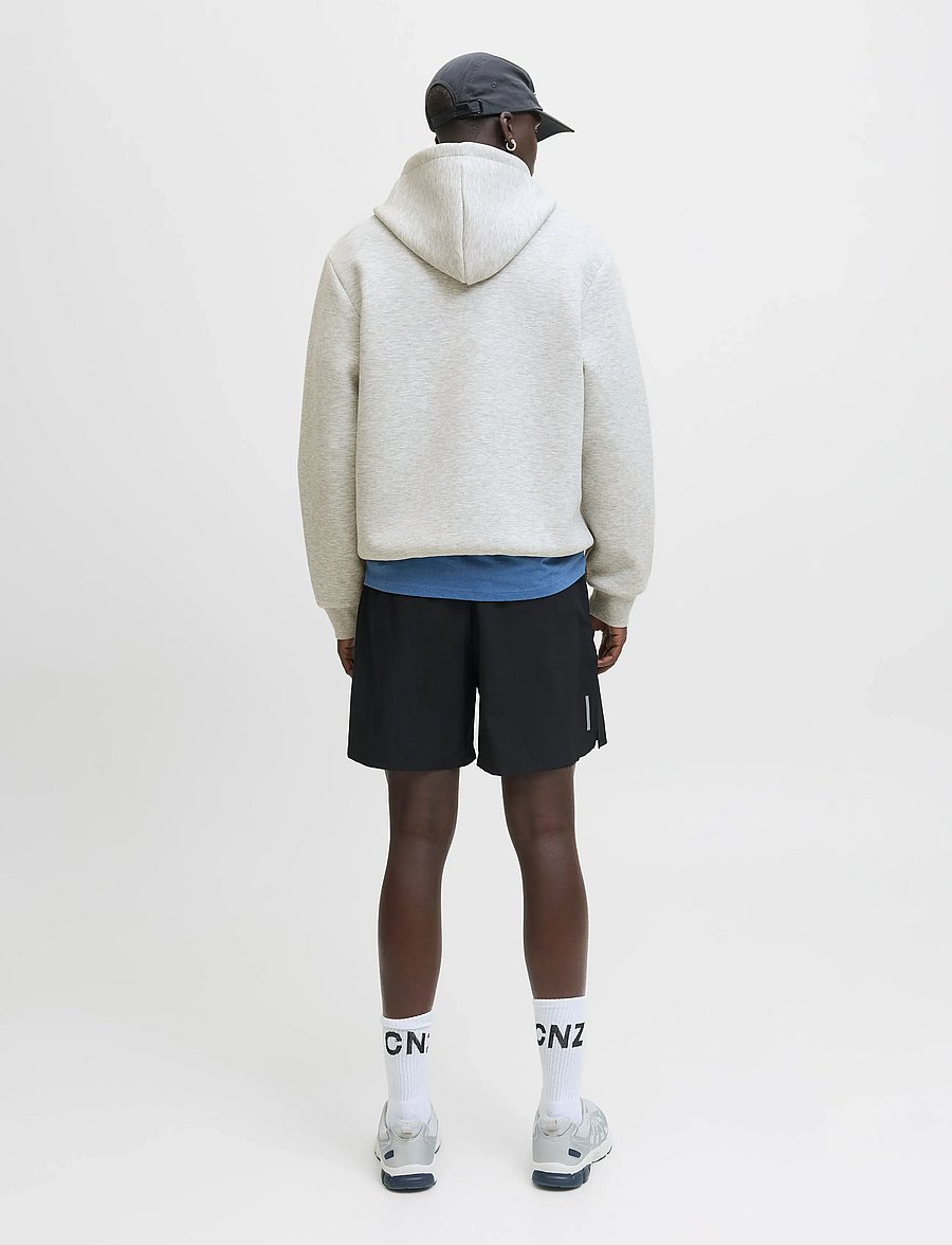 Jack & Jones - JCOFUSION SCUBA SWEAT HOOD NOOS - džemperiai su gobtuvu - light grey melange - 3