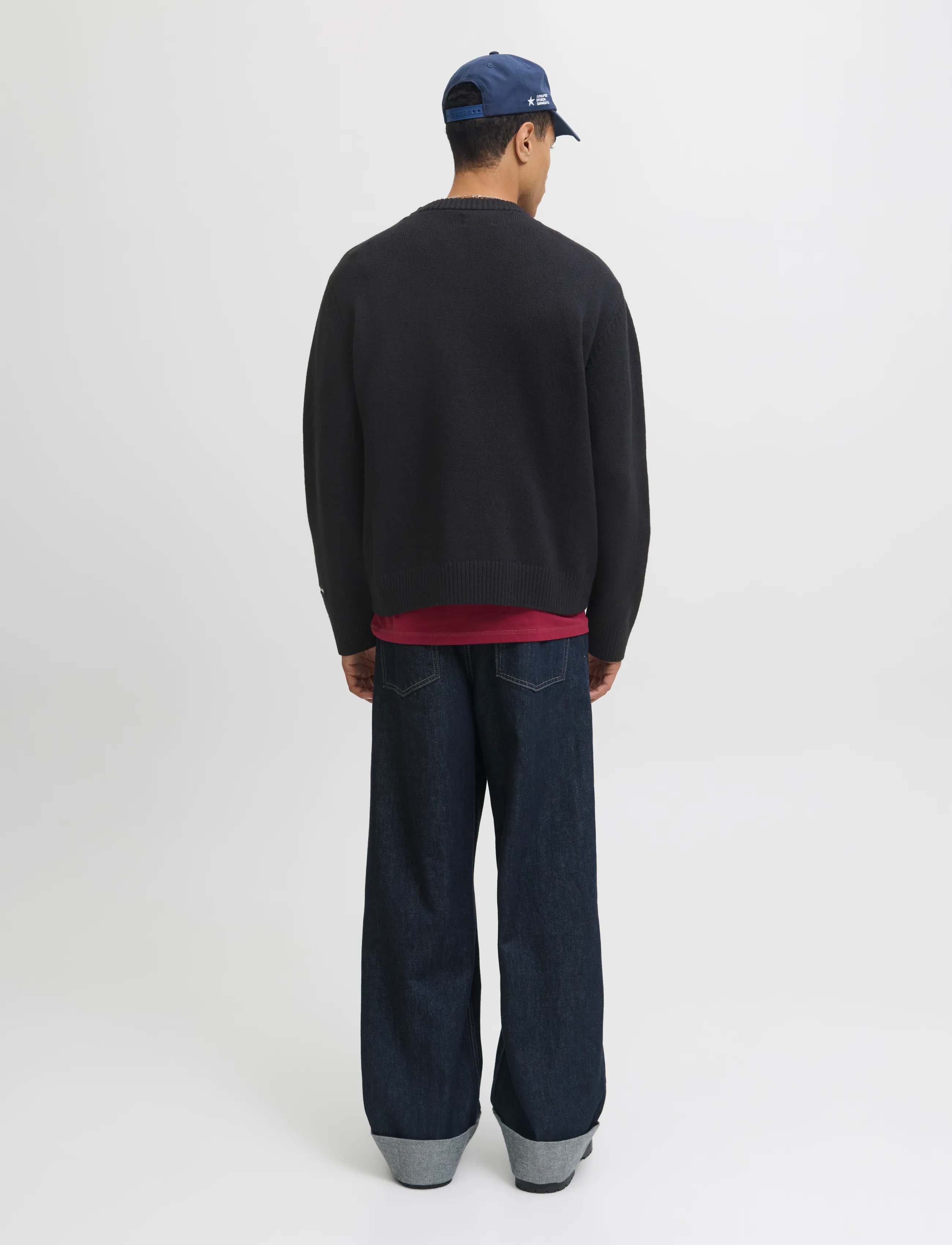 Jack & Jones - JORNORREBRO KNIT CREW NECK SN - black - 2