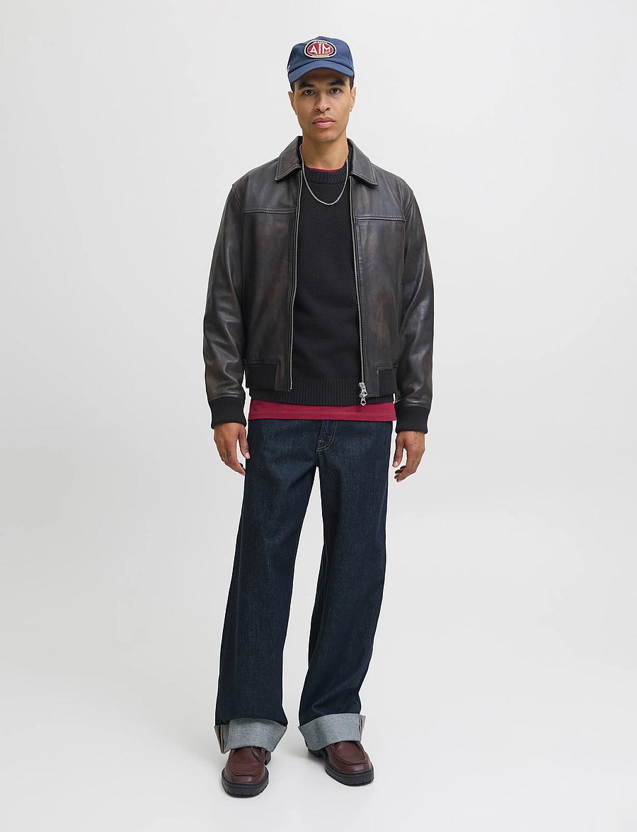 Jack & Jones - JORNORREBRO KNIT CREW NECK SN - black - 3
