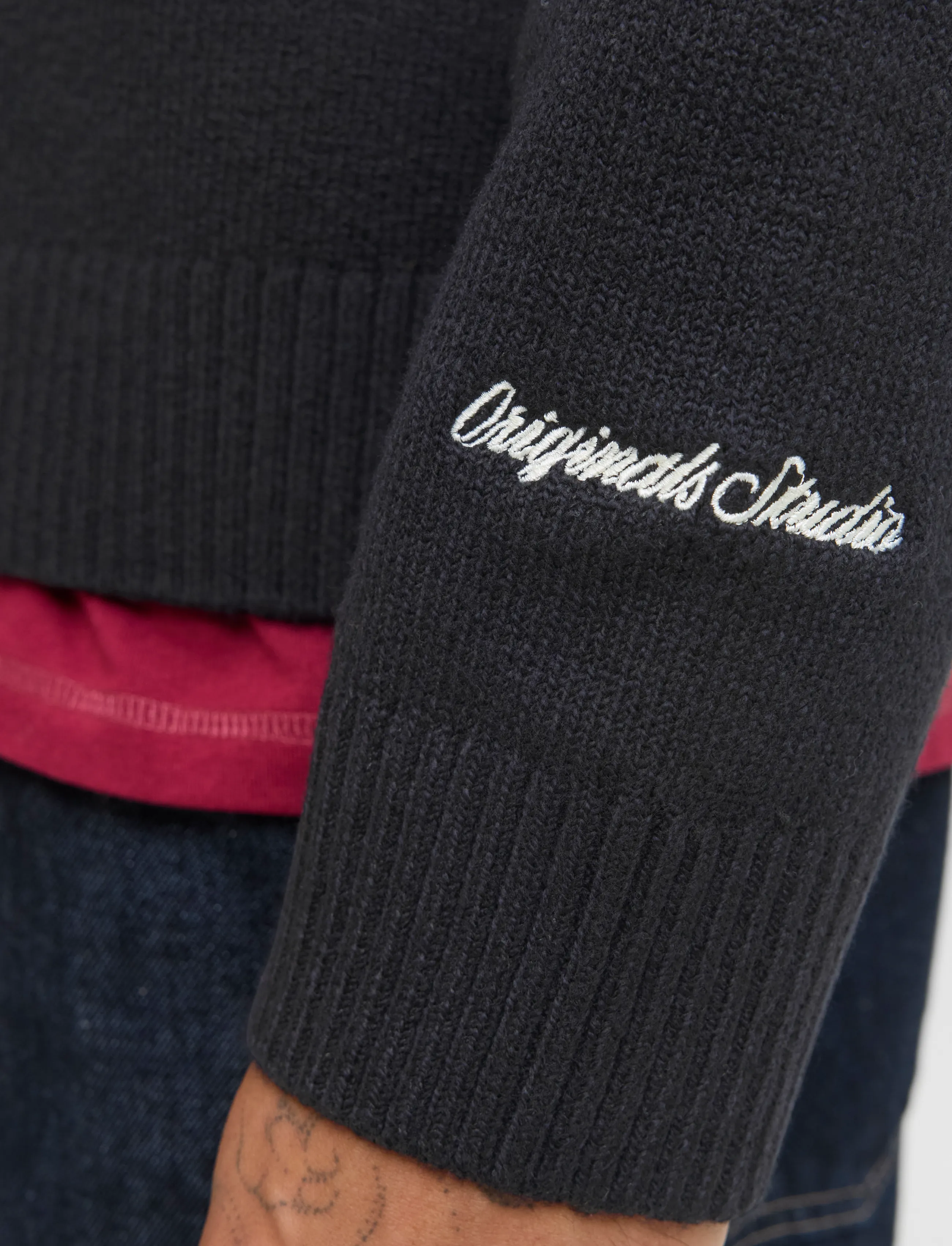Jack & Jones - JORNORREBRO KNIT CREW NECK SN - black - 4