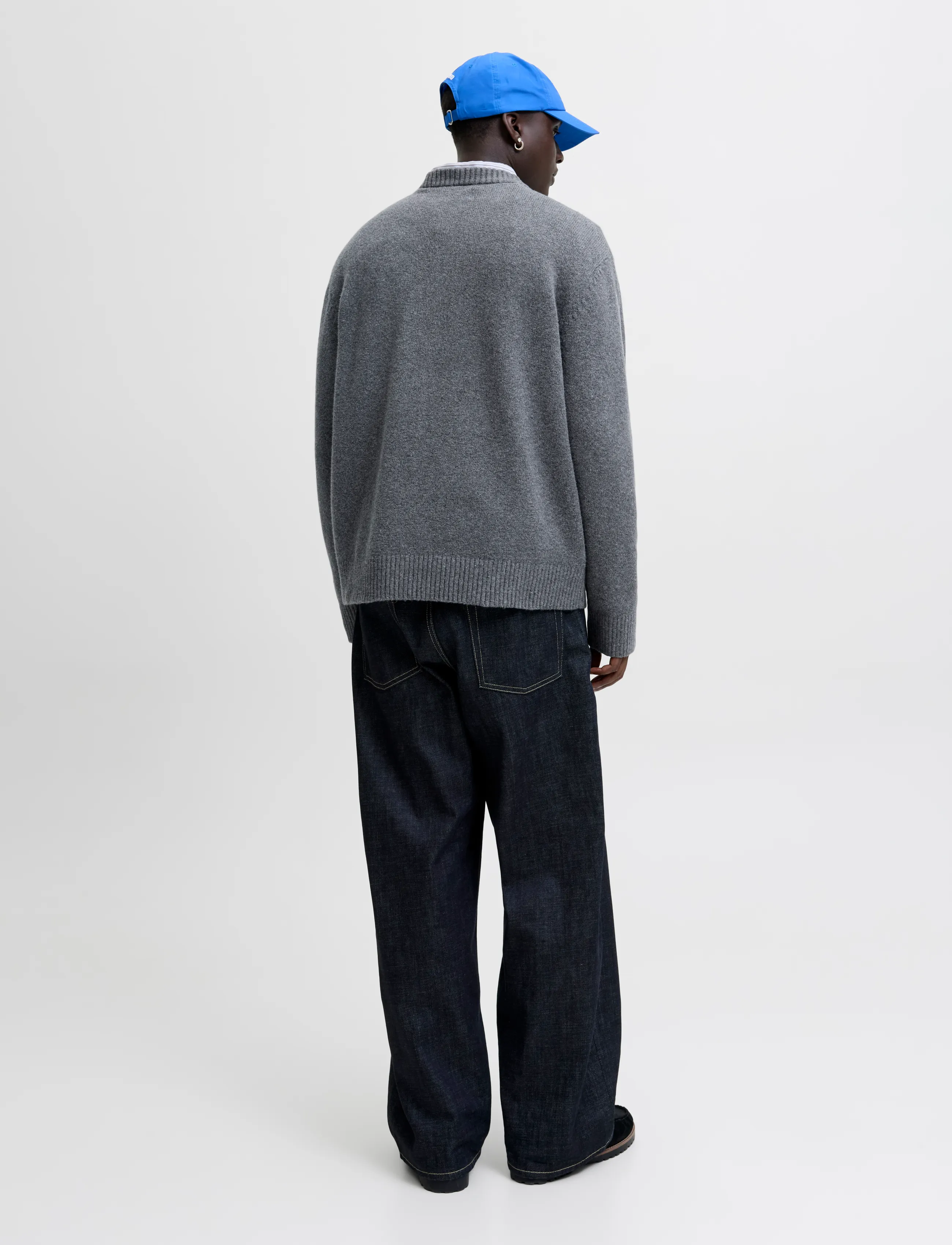 Jack & Jones - JORNORREBRO KNIT CREW NECK SN - dark grey melange - 2