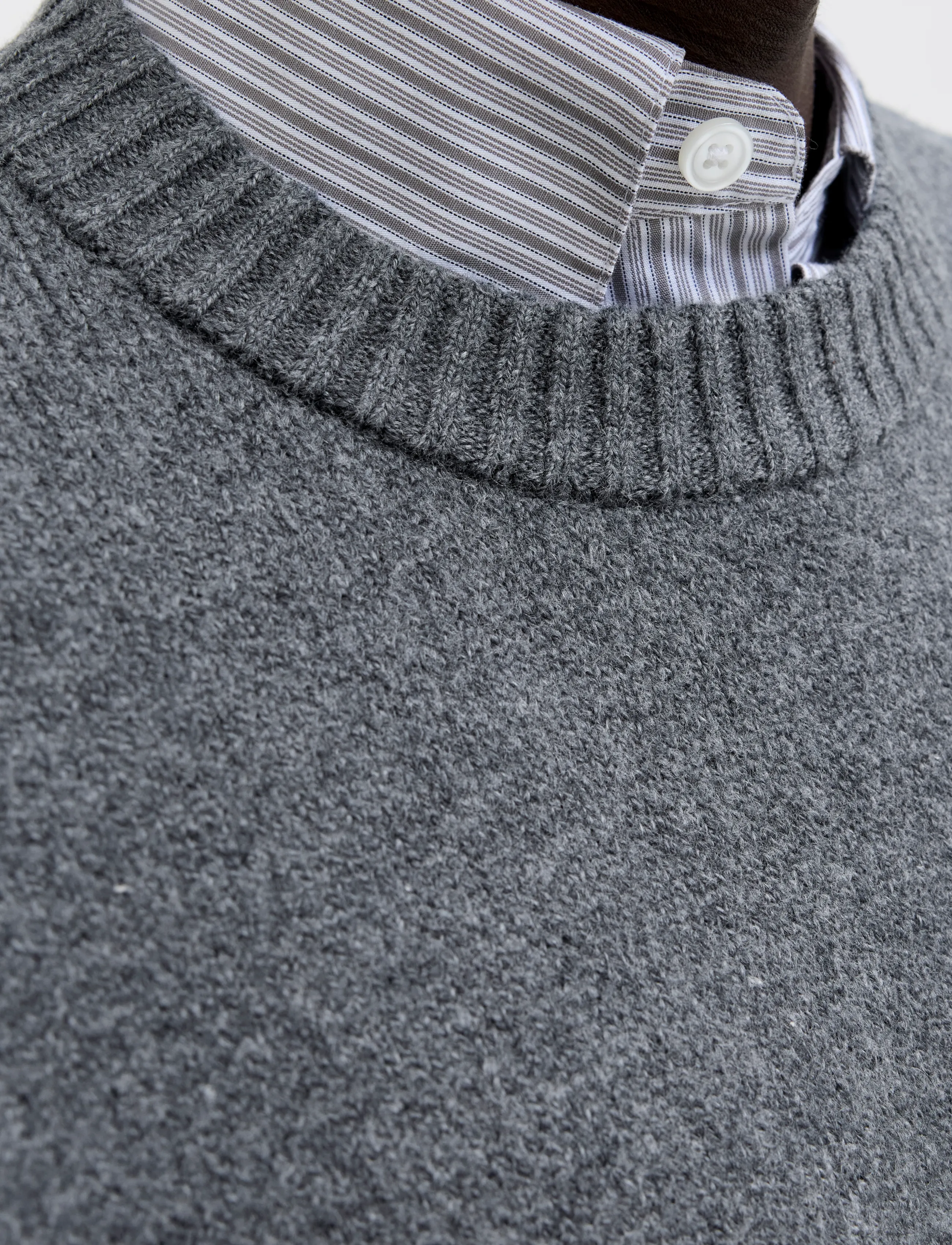 JACK & JONES Jornorrebro Knit Crew Neck Sn stickade tröjor herr – bild 6
