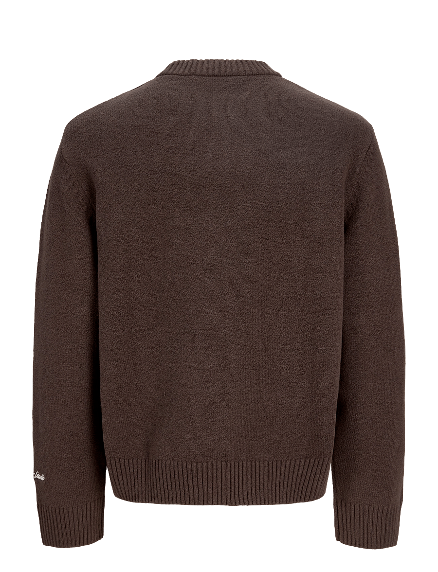 Jack & Jones - JORNORREBRO KNIT CREW NECK SN - mulch - 1