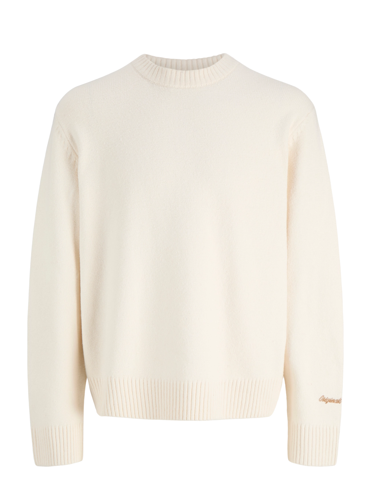 Jack & Jones JORNORREBRO KNIT CREW NECK SN - Rundhals - SEA SALT / cream