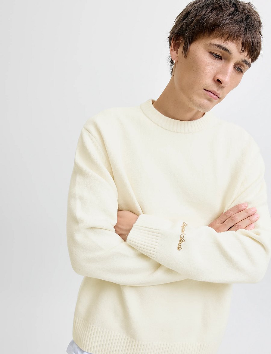 Jack & Jones - JORNORREBRO KNIT CREW NECK SN - sea salt - 5