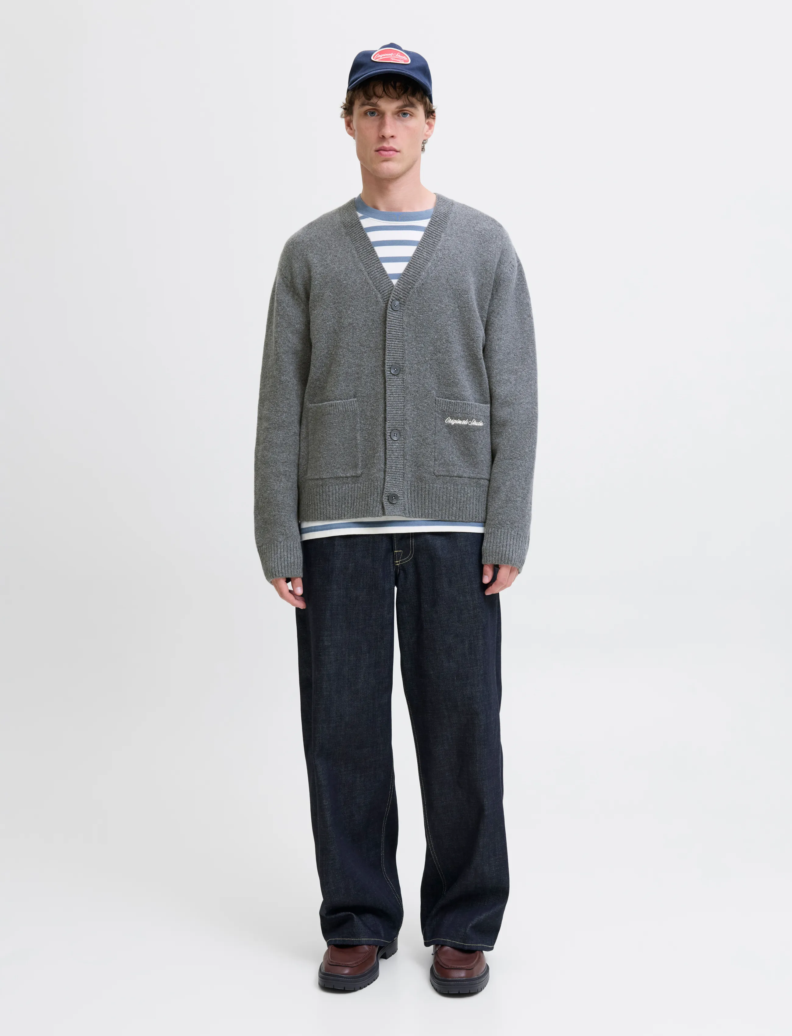 JACK & JONES Jornorrebro Knit Cardigan Ln herr – bild 3