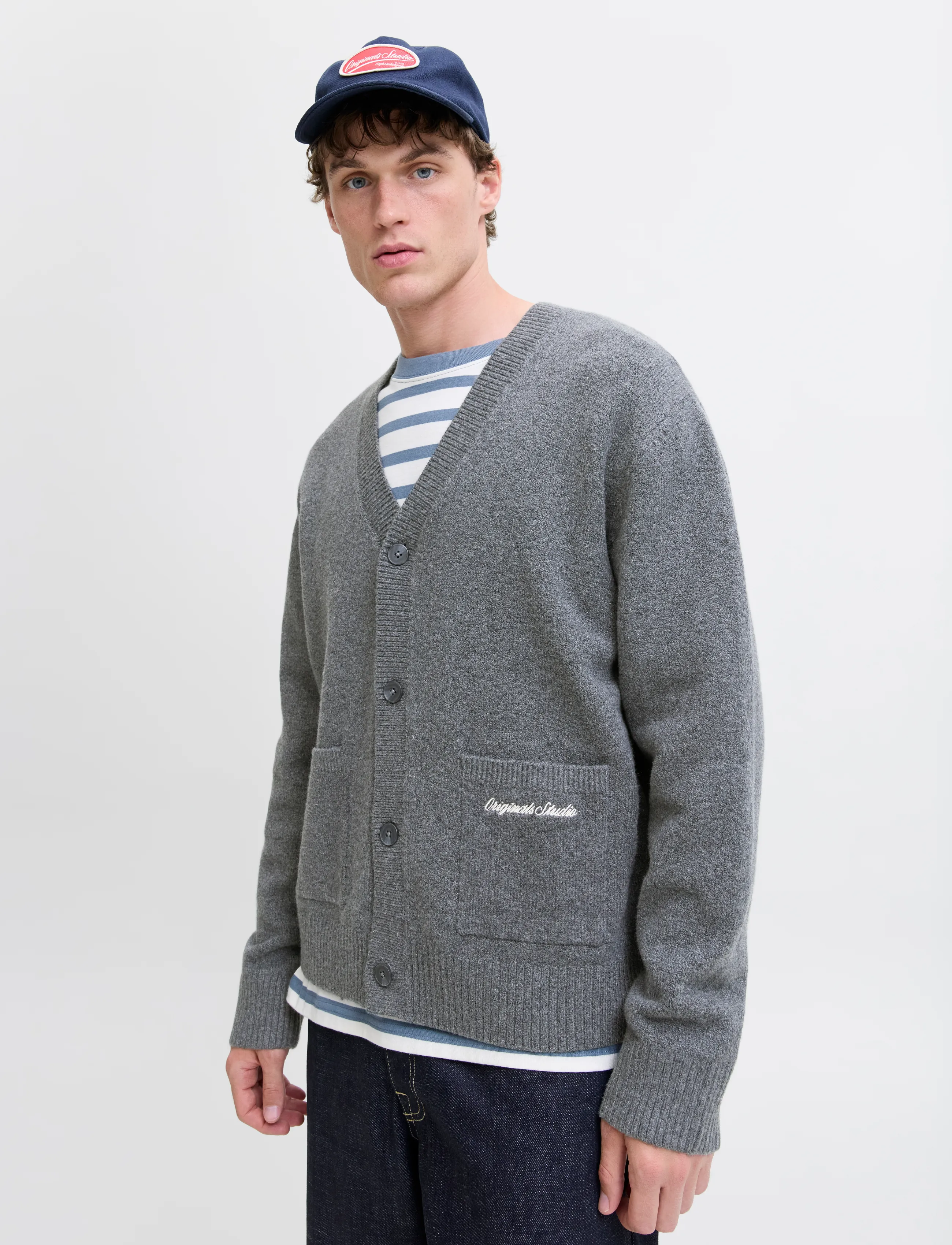 JACK & JONES Jornorrebro Knit Cardigan Ln herr – bild 5