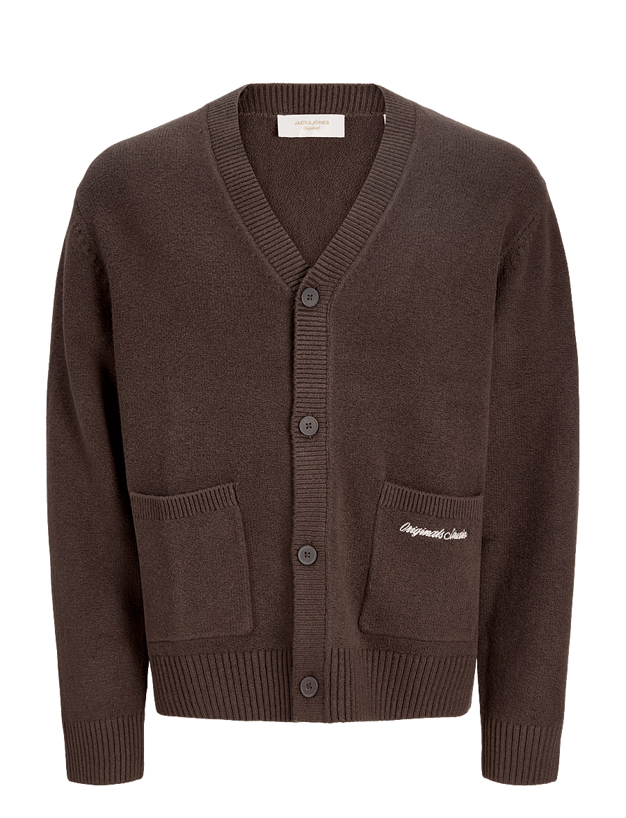 Jack & Jones - JORNORREBRO KNIT CARDIGAN LN - strickjacken - mulch - 1