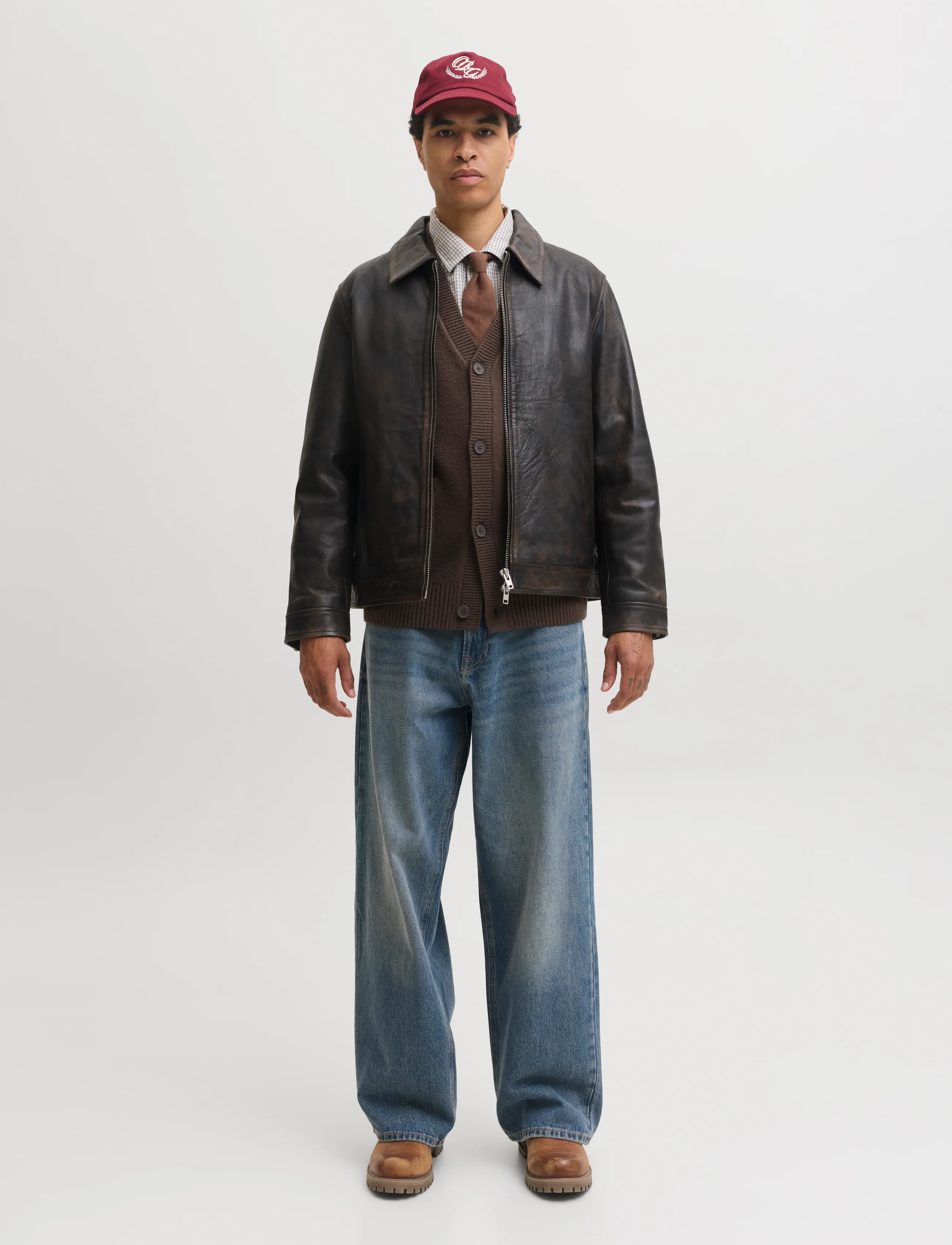 Jack & Jones - JORNORREBRO KNIT CARDIGAN LN - herbstliche kleidung - mulch - 4