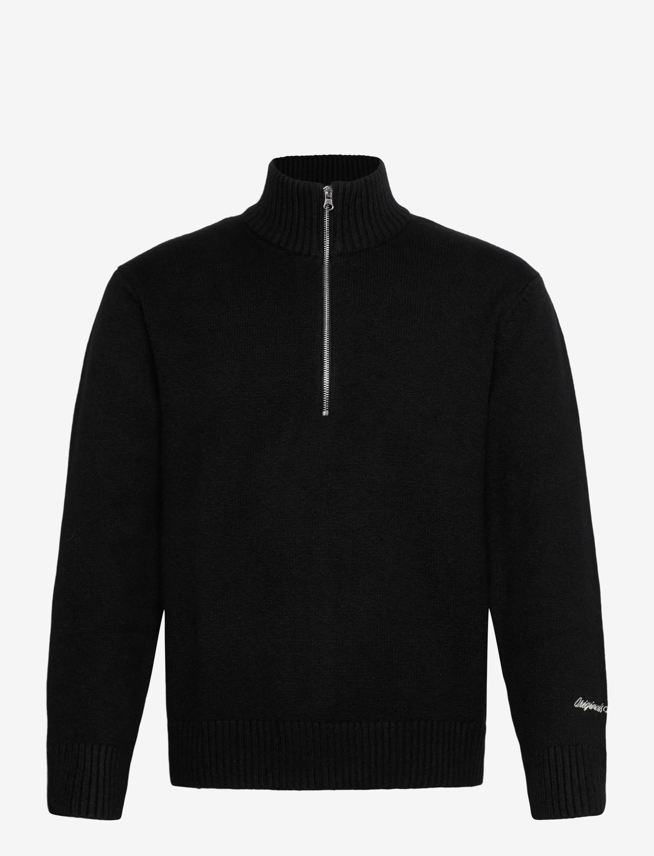 Jack & Jones - JORNORREBRO KNIT HALF ZIP SN - half zip-tröjor - black - 1