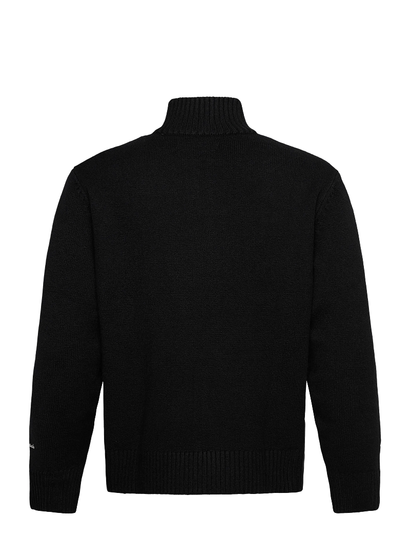 Jack & Jones - JORNORREBRO KNIT HALF ZIP SN - pullover mit halbem reißverschluss - black - 2