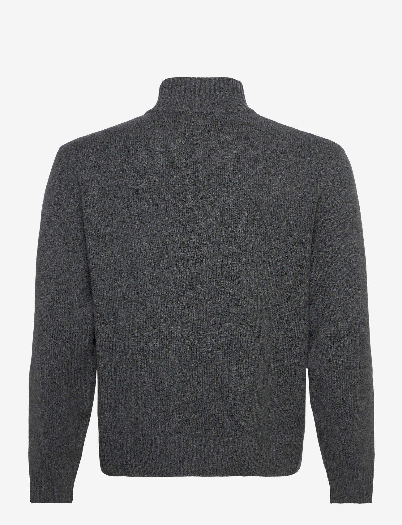 Jack & Jones - JORNORREBRO KNIT HALF ZIP SN - half zip jumpers - dark grey melange - 2