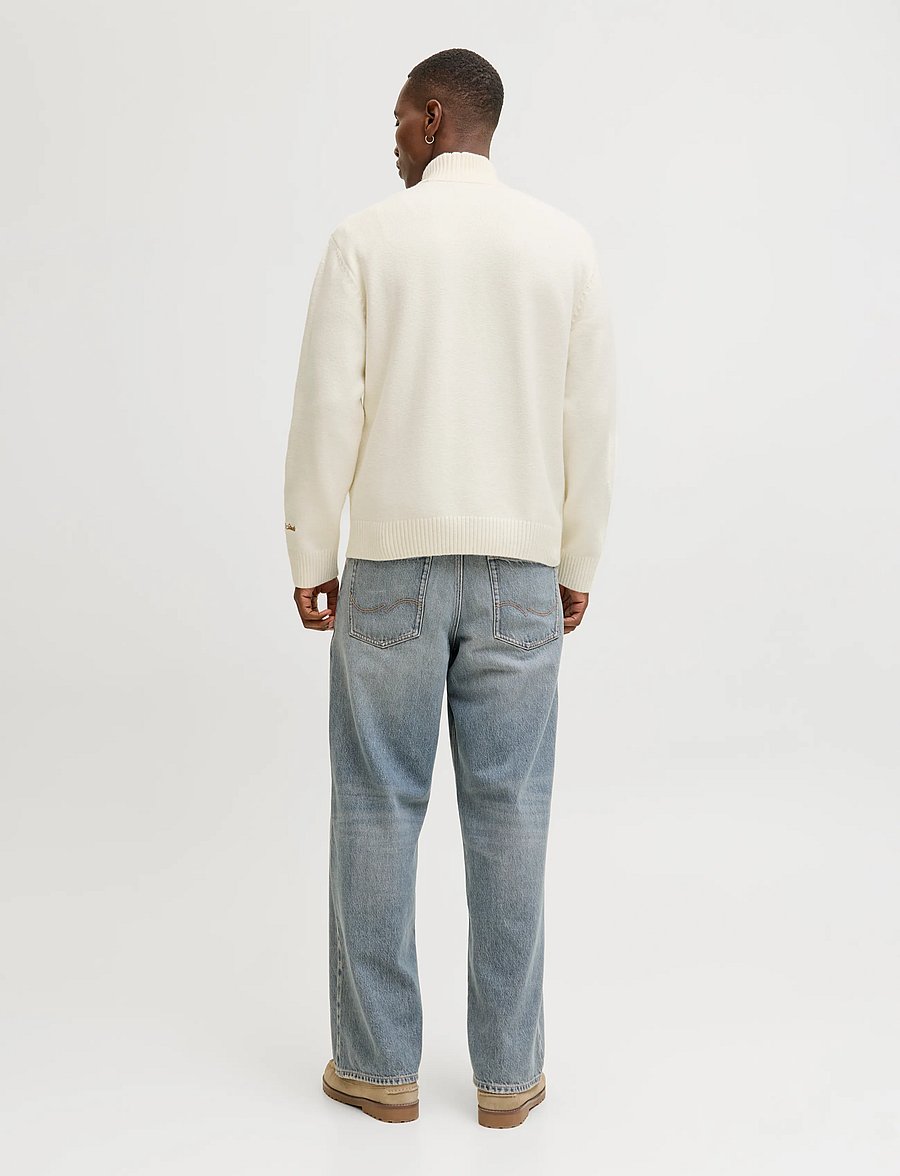 Jack & Jones - JORNORREBRO KNIT HALF ZIP SN - halfzip strik - sea salt - 2