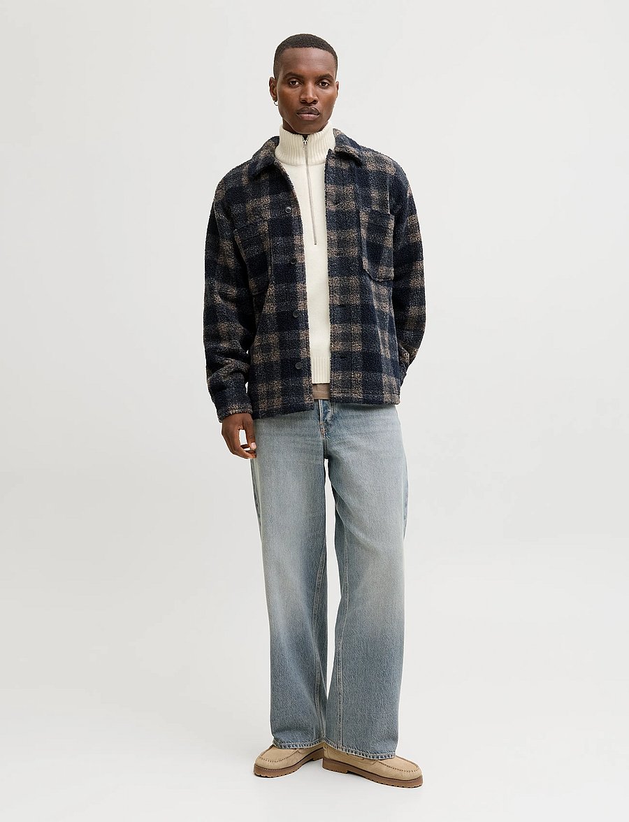 Jack & Jones - JORNORREBRO KNIT HALF ZIP SN - halfzip strik - sea salt - 3
