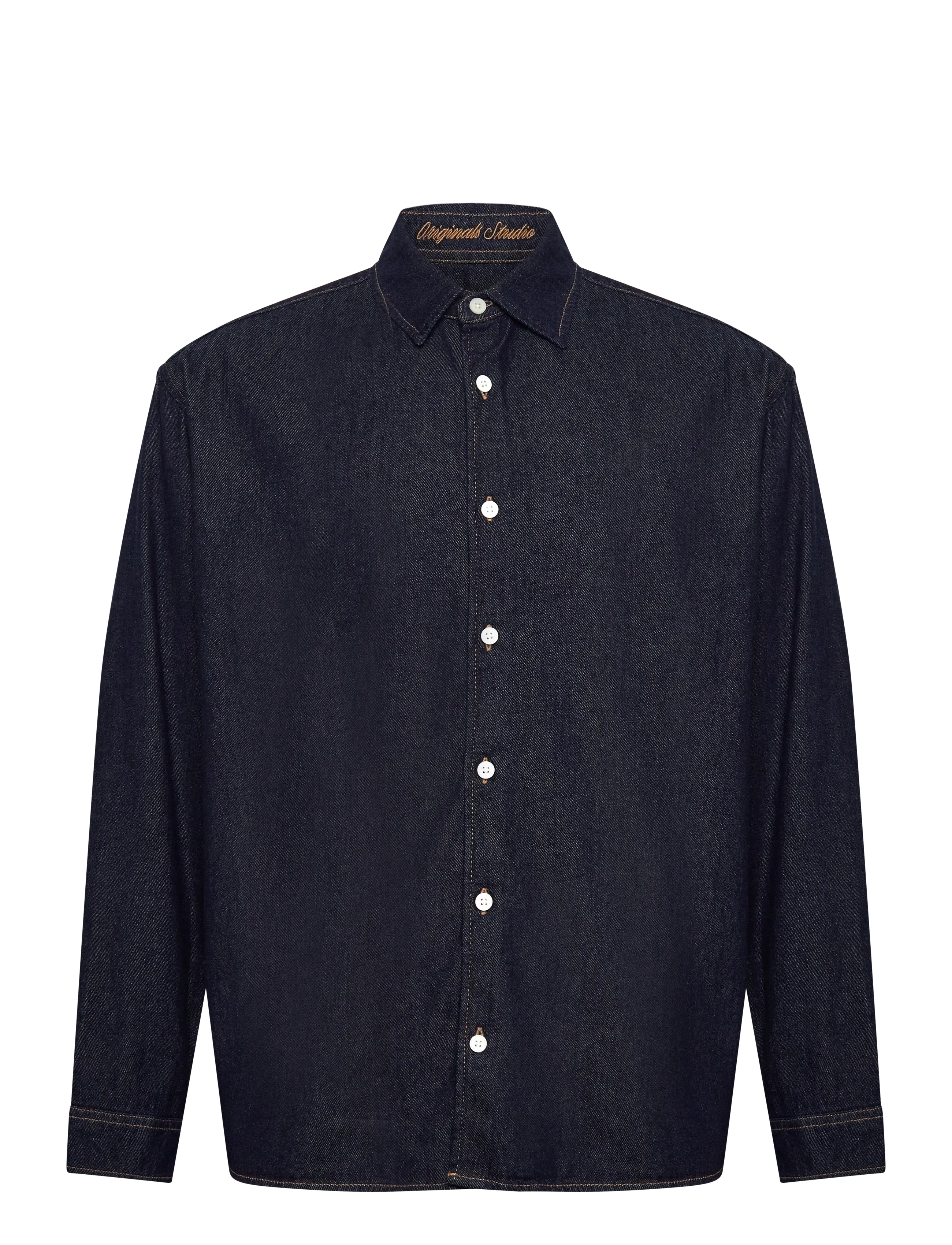 Jack & Jones JORNORREBRO DENIM SHIRT LS SN - Särgid - DARK BLUE DENIM / navy