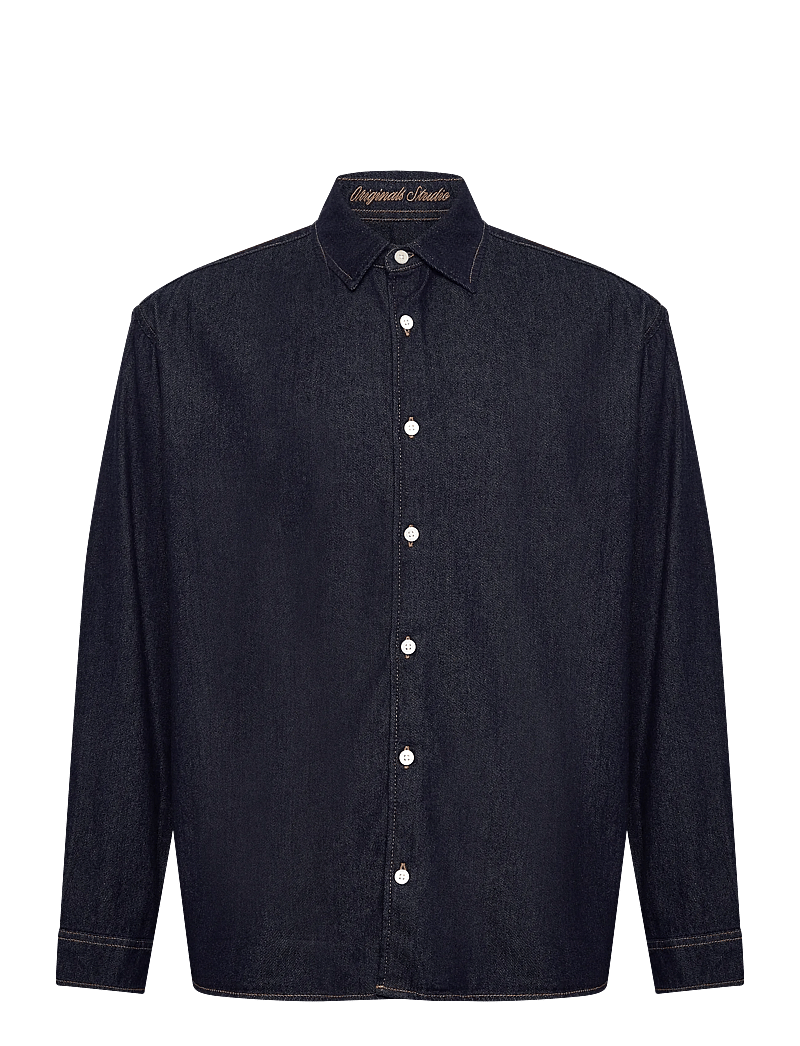 Jack & Jones - JORNORREBRO DENIM SHIRT LS SN - džinsiniai marškiniai - dark blue denim - 1