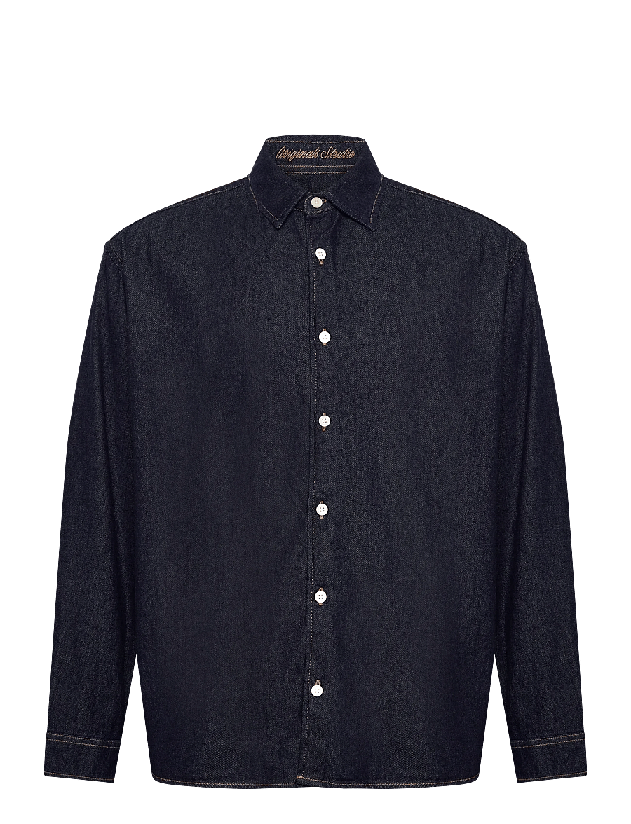 Jack & Jones - JORNORREBRO DENIM SHIRT LS SN - džinsiniai marškiniai - dark blue denim - 1