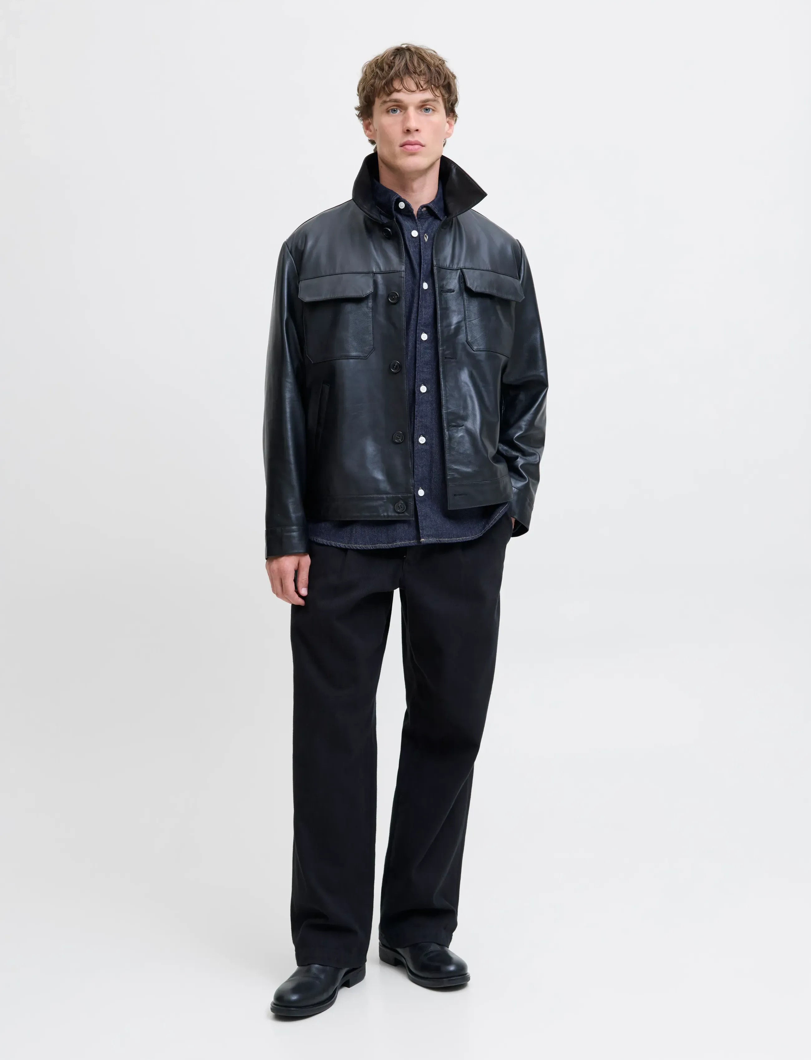 Jack & Jones - JORNORREBRO DENIM SHIRT LS SN - chemises en jean - dark blue denim - 4