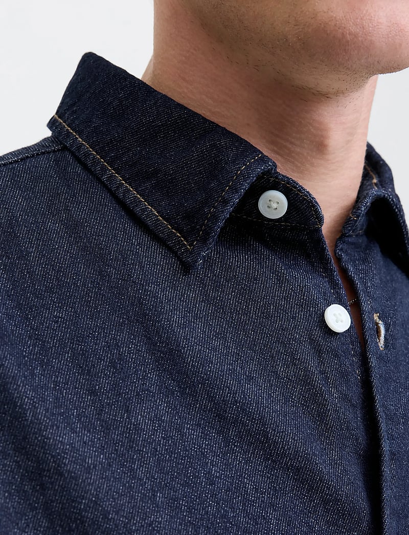 Jack & Jones - JORNORREBRO DENIM SHIRT LS SN - džinsiniai marškiniai - dark blue denim - 5