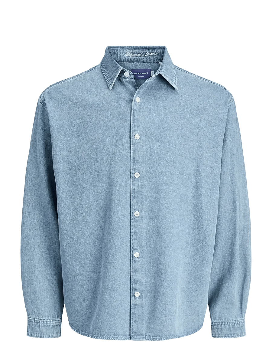 Jack & Jones - JORNORREBRO DENIM SHIRT LS SN - džinsiniai marškiniai - medium blue denim - 1