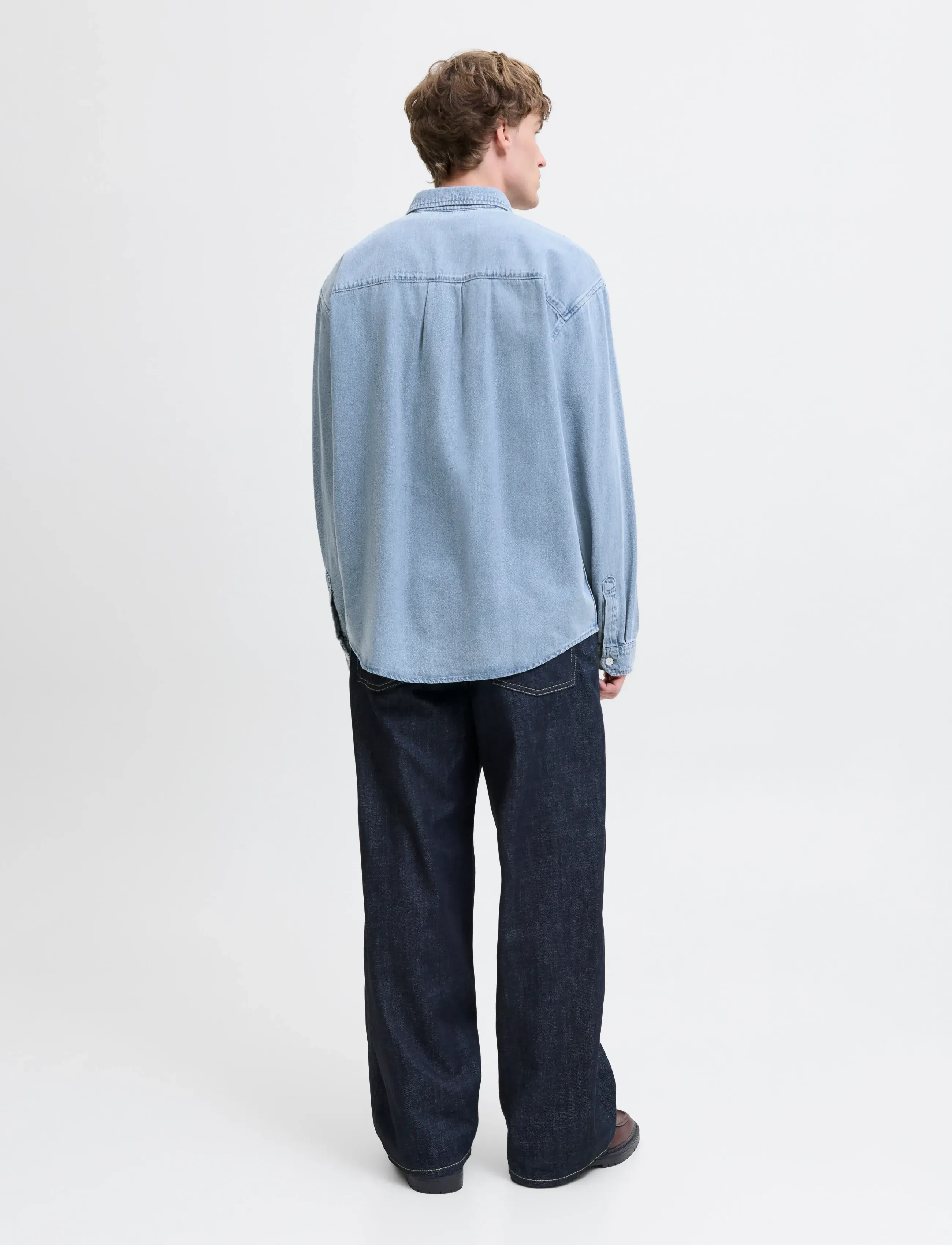 Jack & Jones - JORNORREBRO DENIM SHIRT LS SN - teksasärgid - medium blue denim - 3